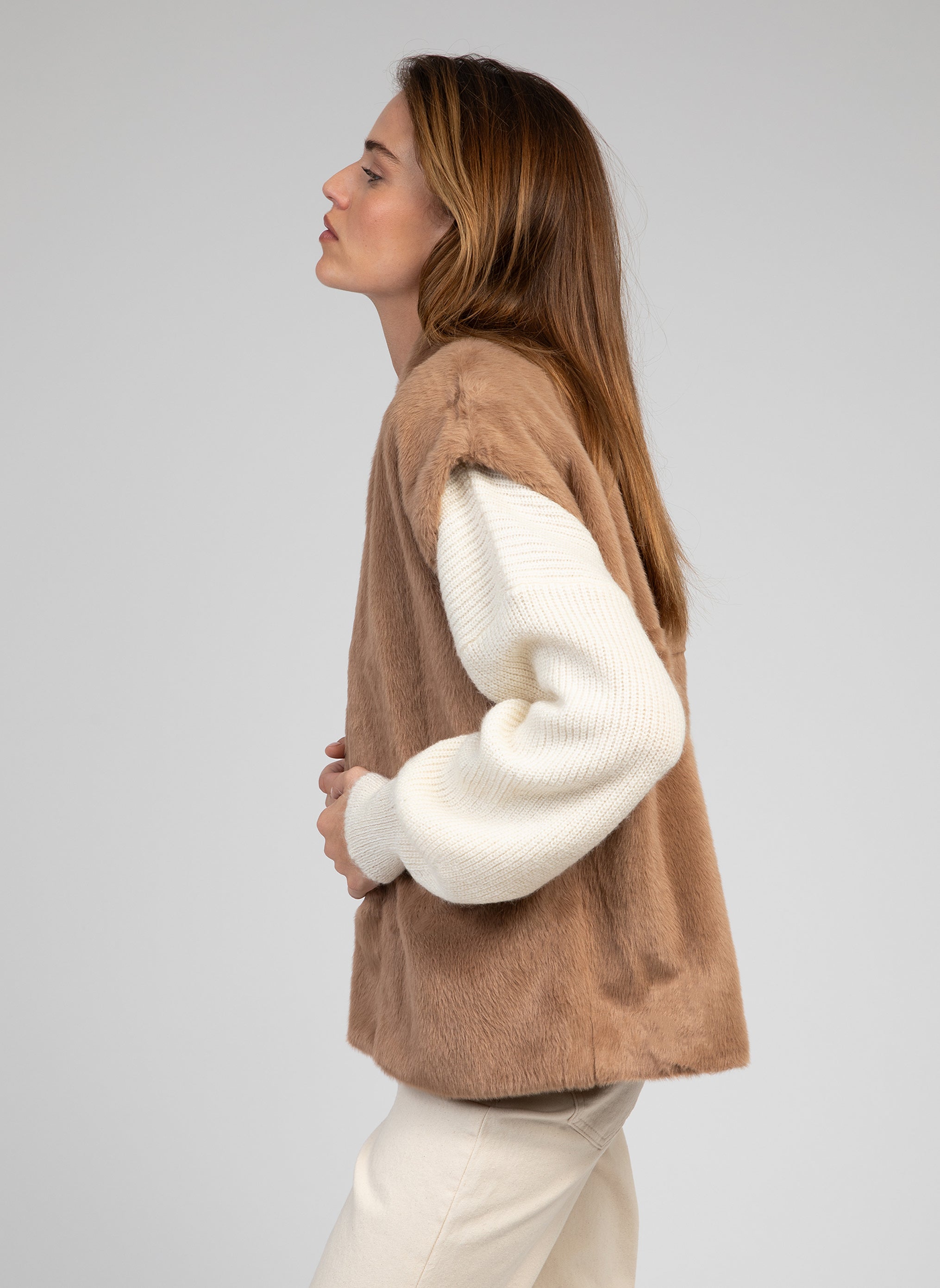 VESTE HECATE taupe