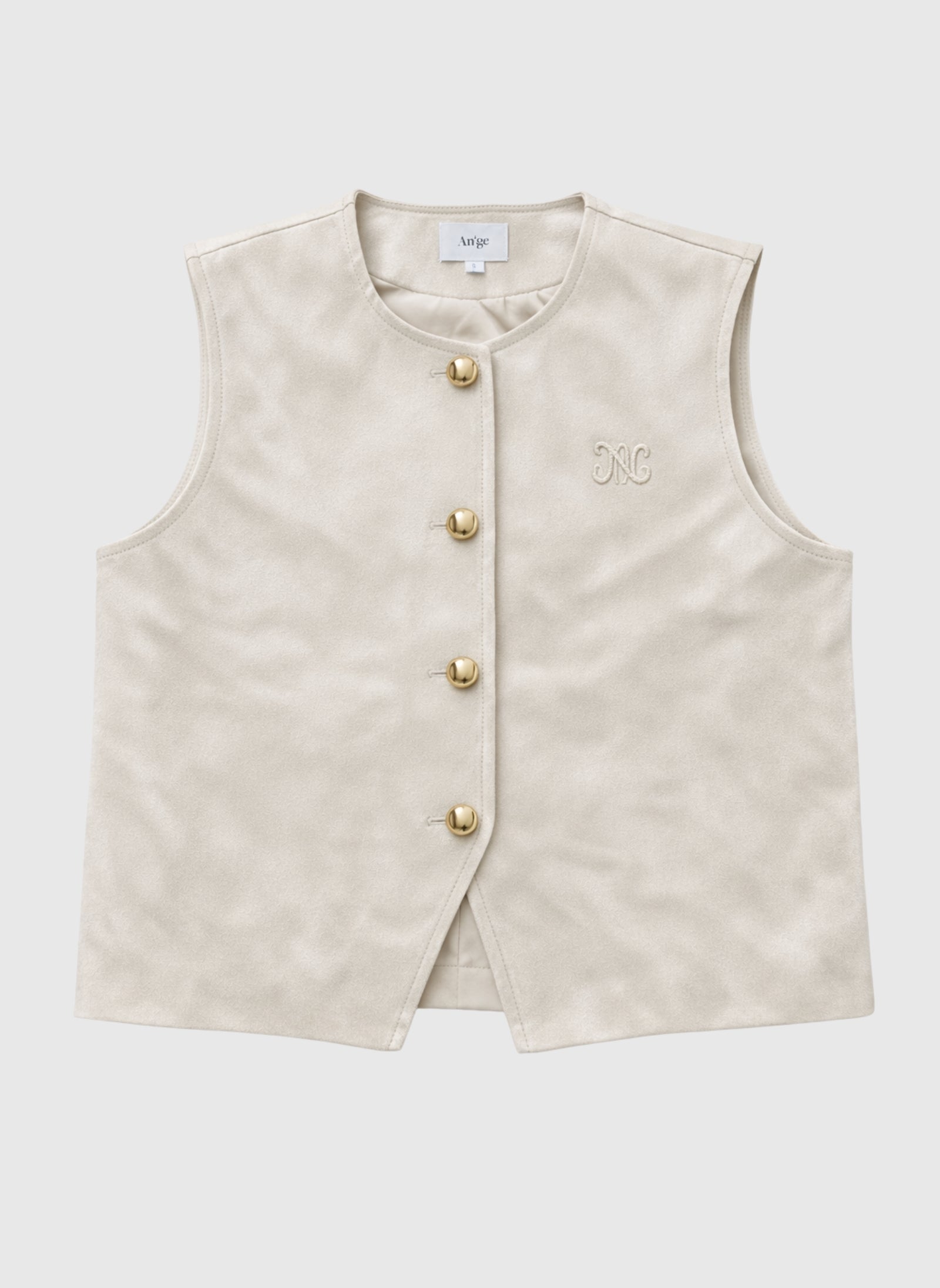 VESTE SANS MANCHES HULIANE ecru