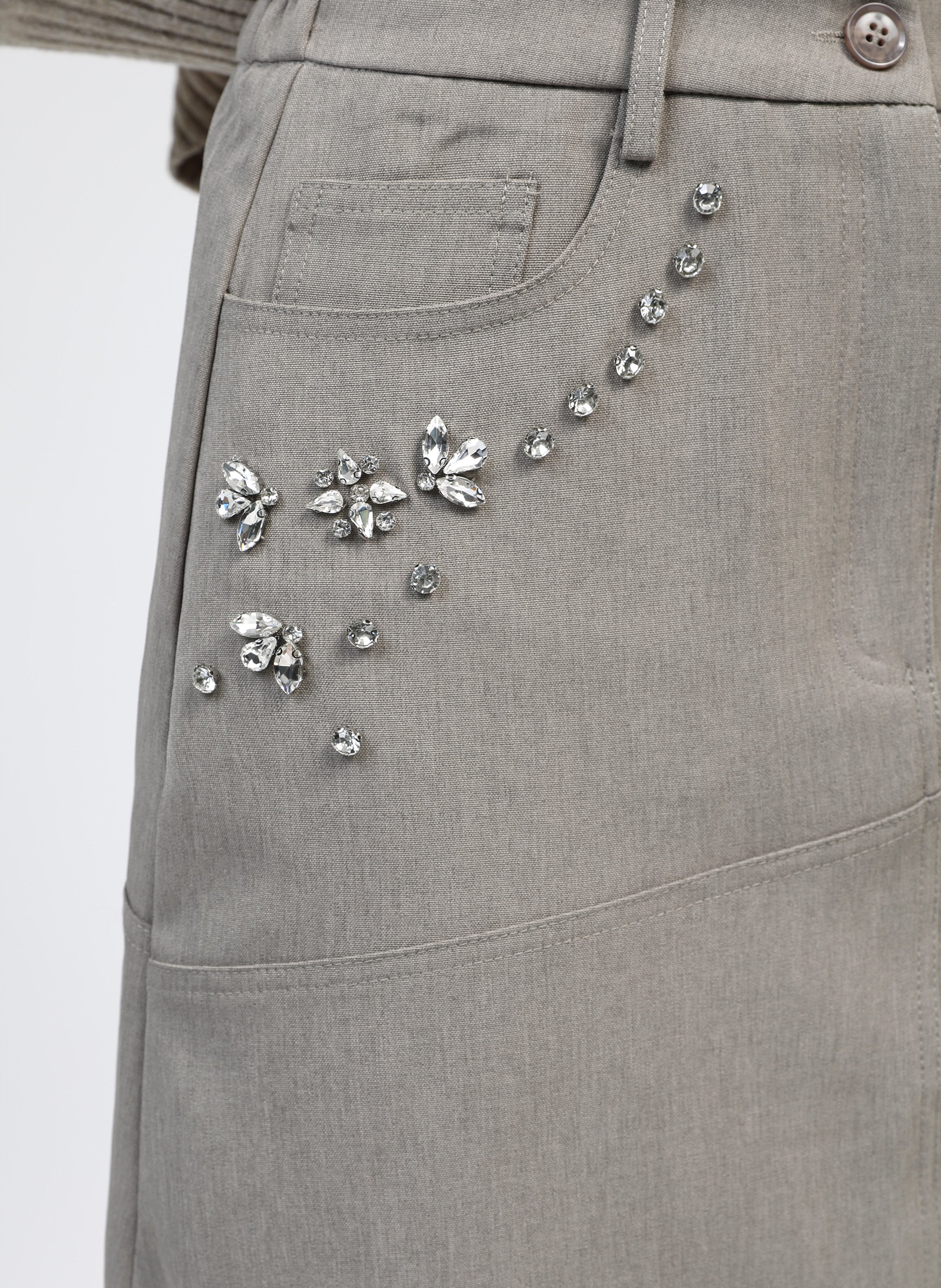 JUPE COURTE JADIME greige