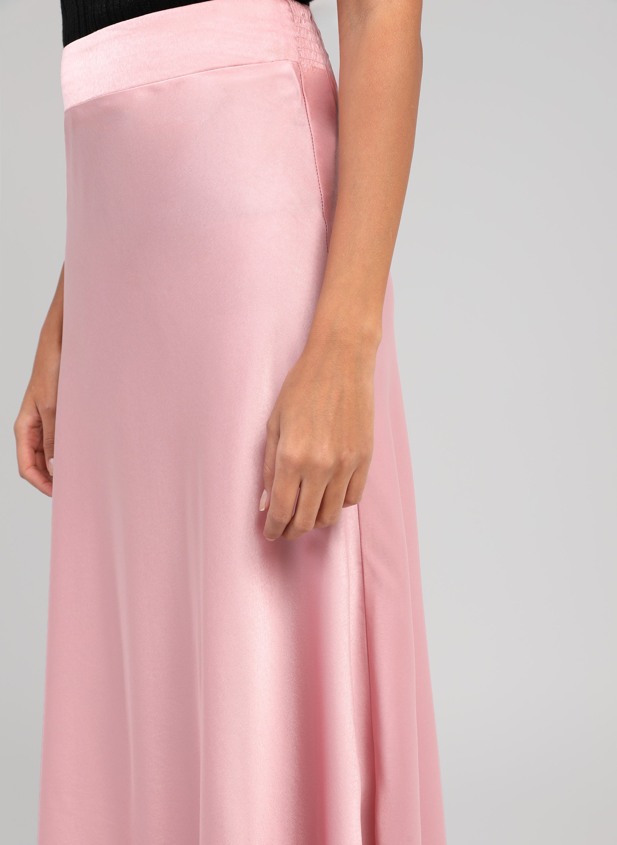 JUPE LONGUE JAKIA rose