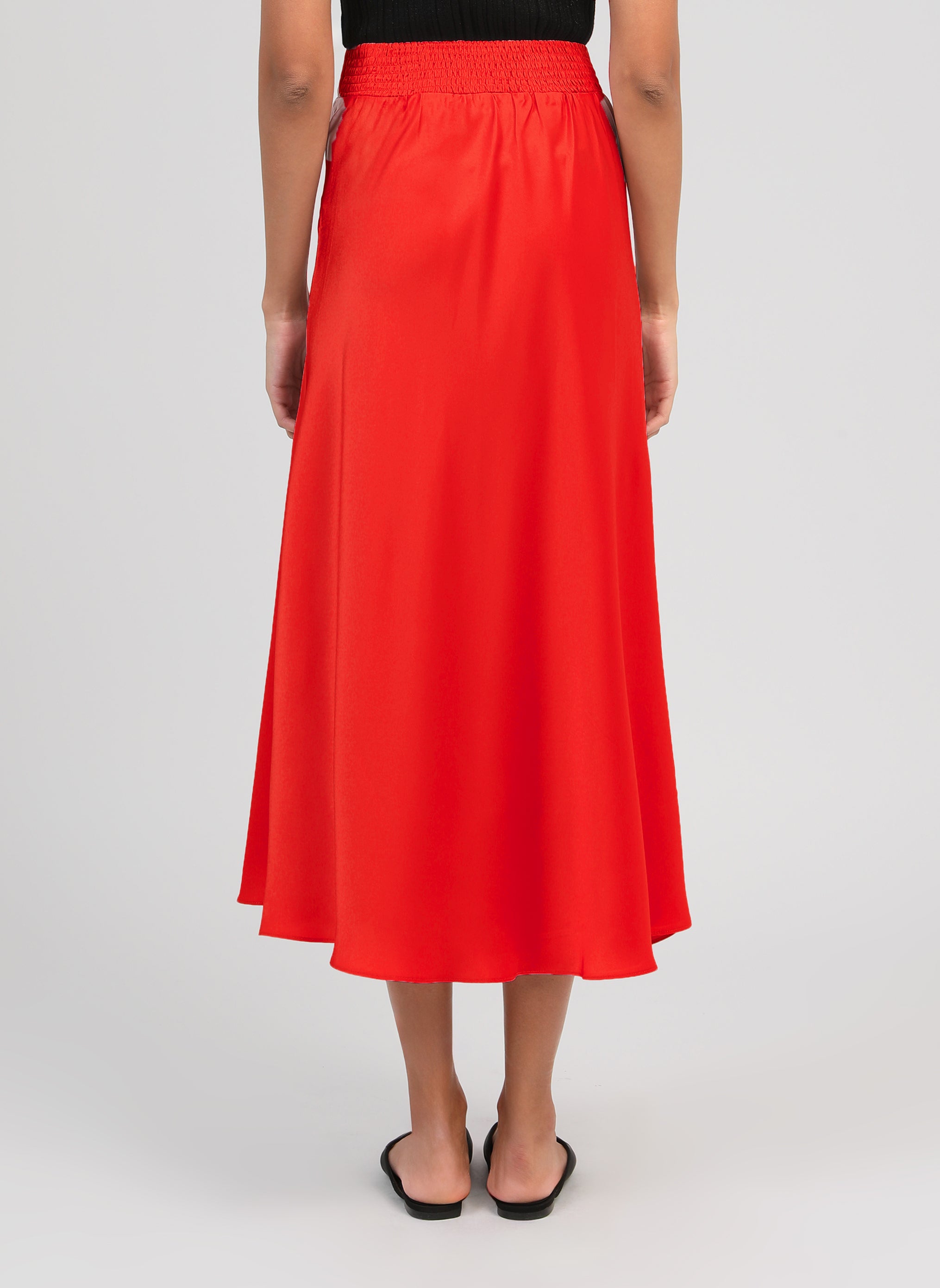 JAKIA Long Skirt, Red