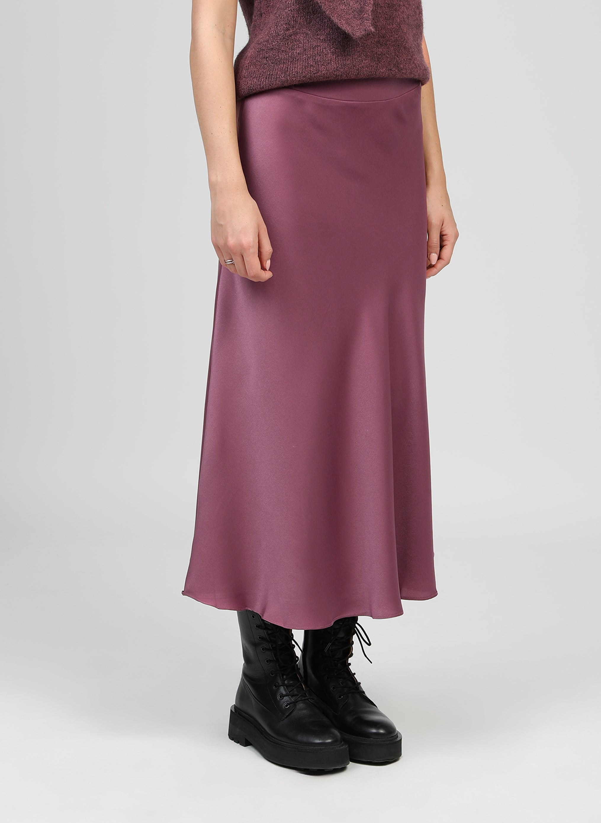 JUPE MIDI JANIALA rose