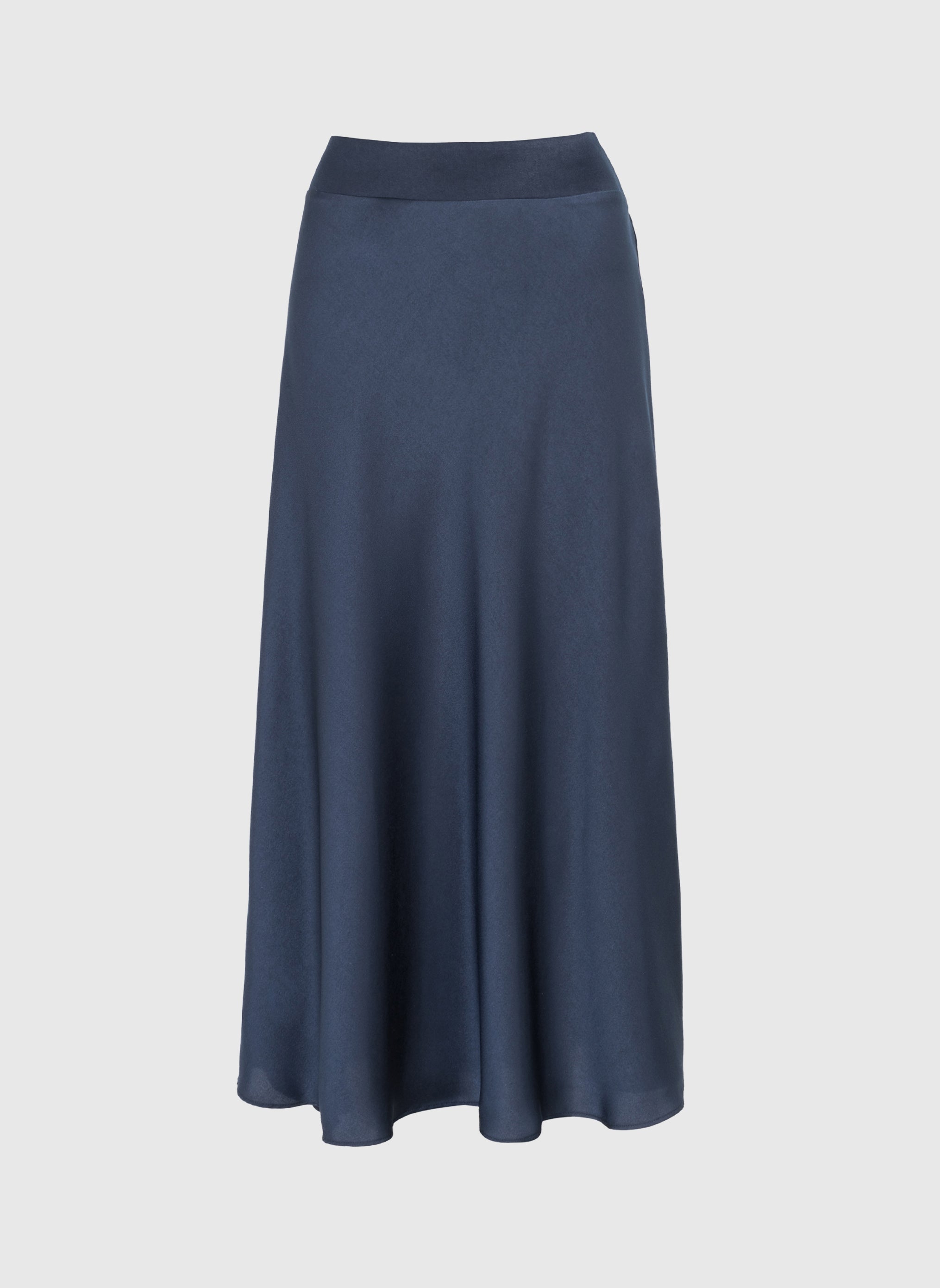 JANIALA falda midi azul marino