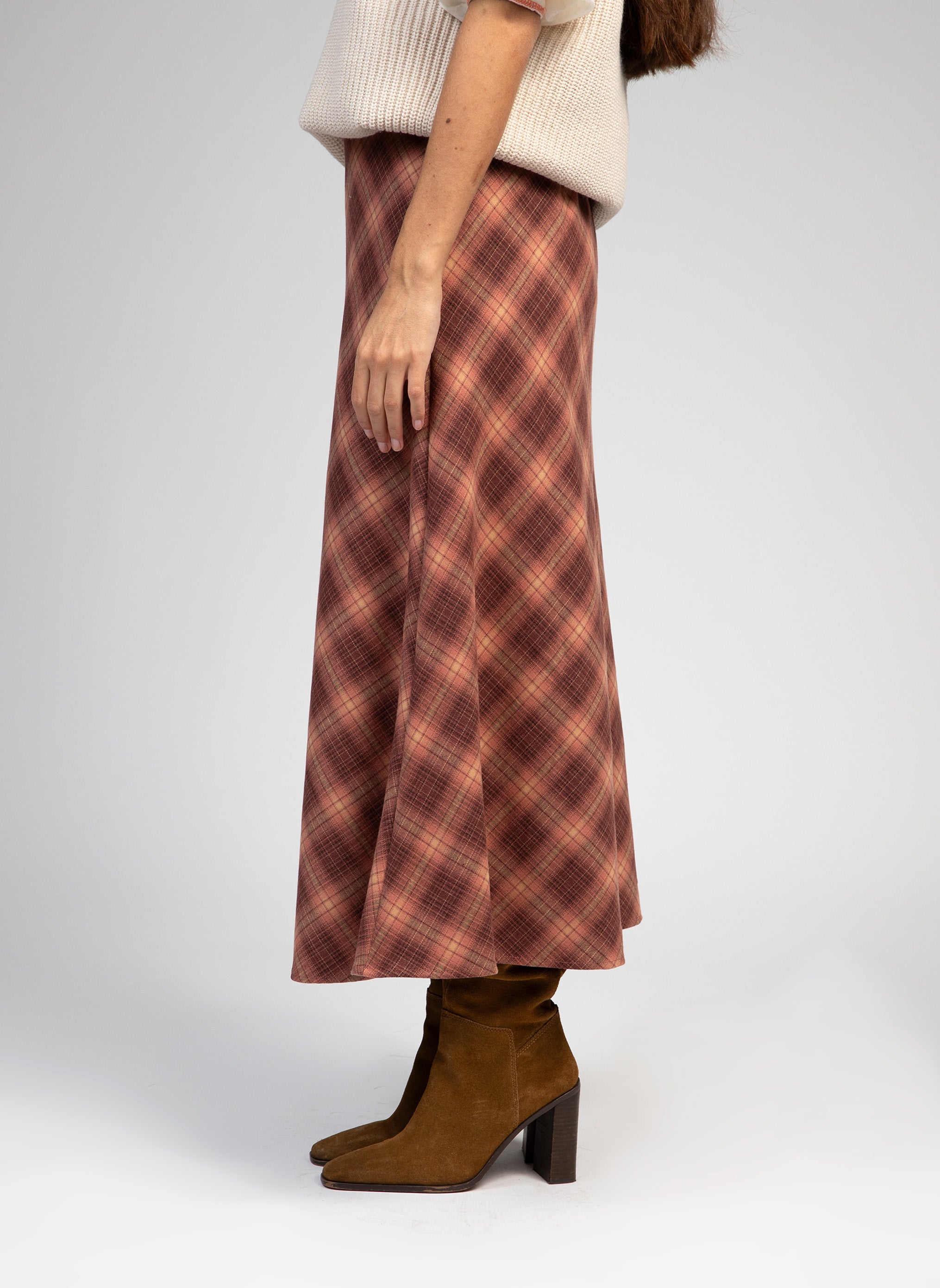 JUPE MIDI JANIAMA blush