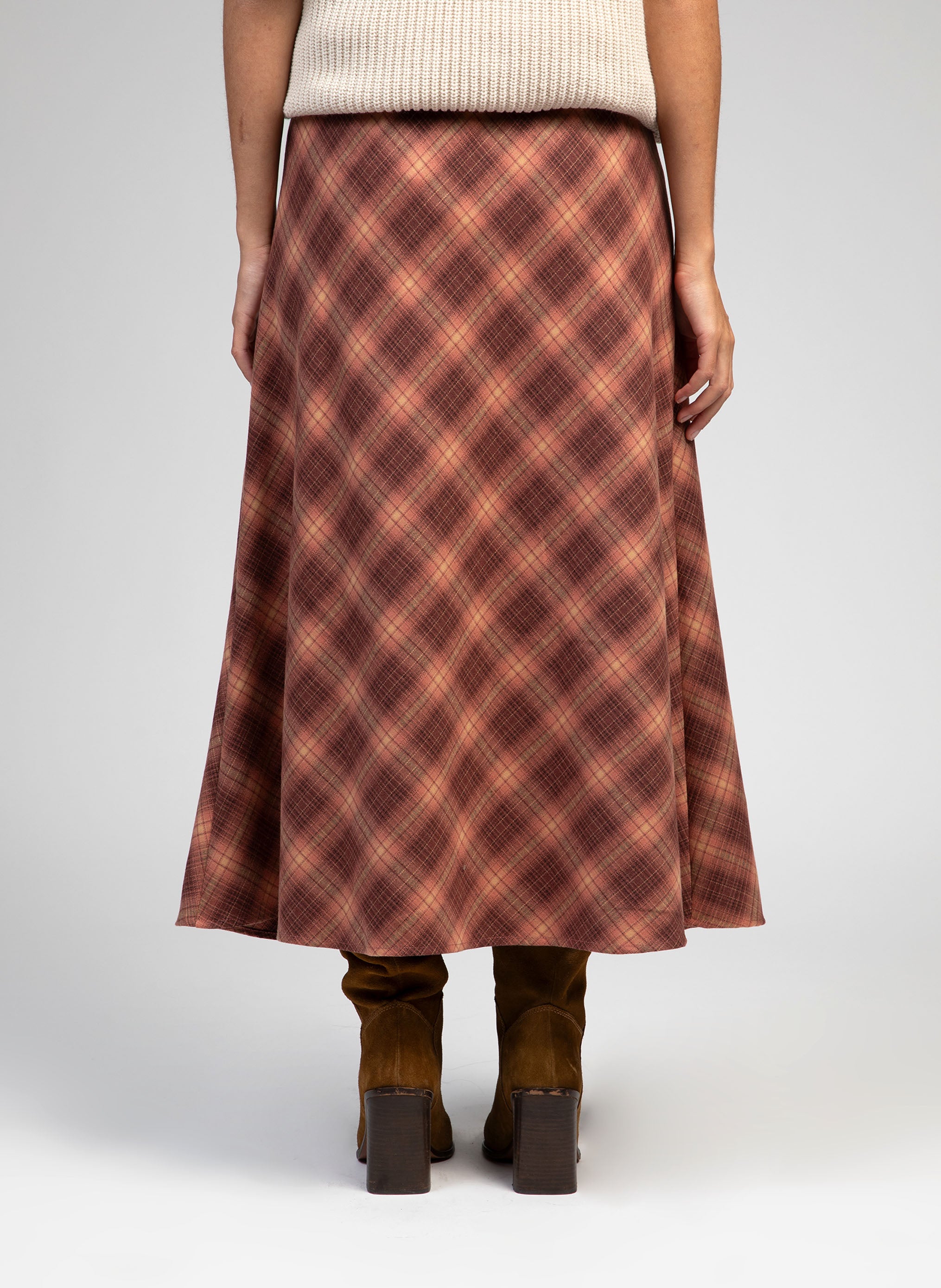 JUPE MIDI JANIAMA blush