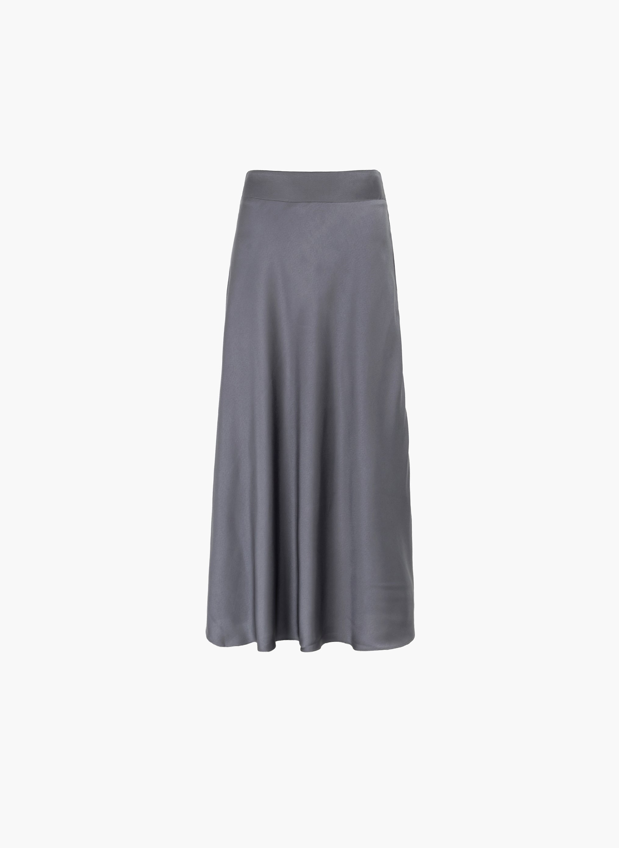 JUPE MIDI JANIAME gris