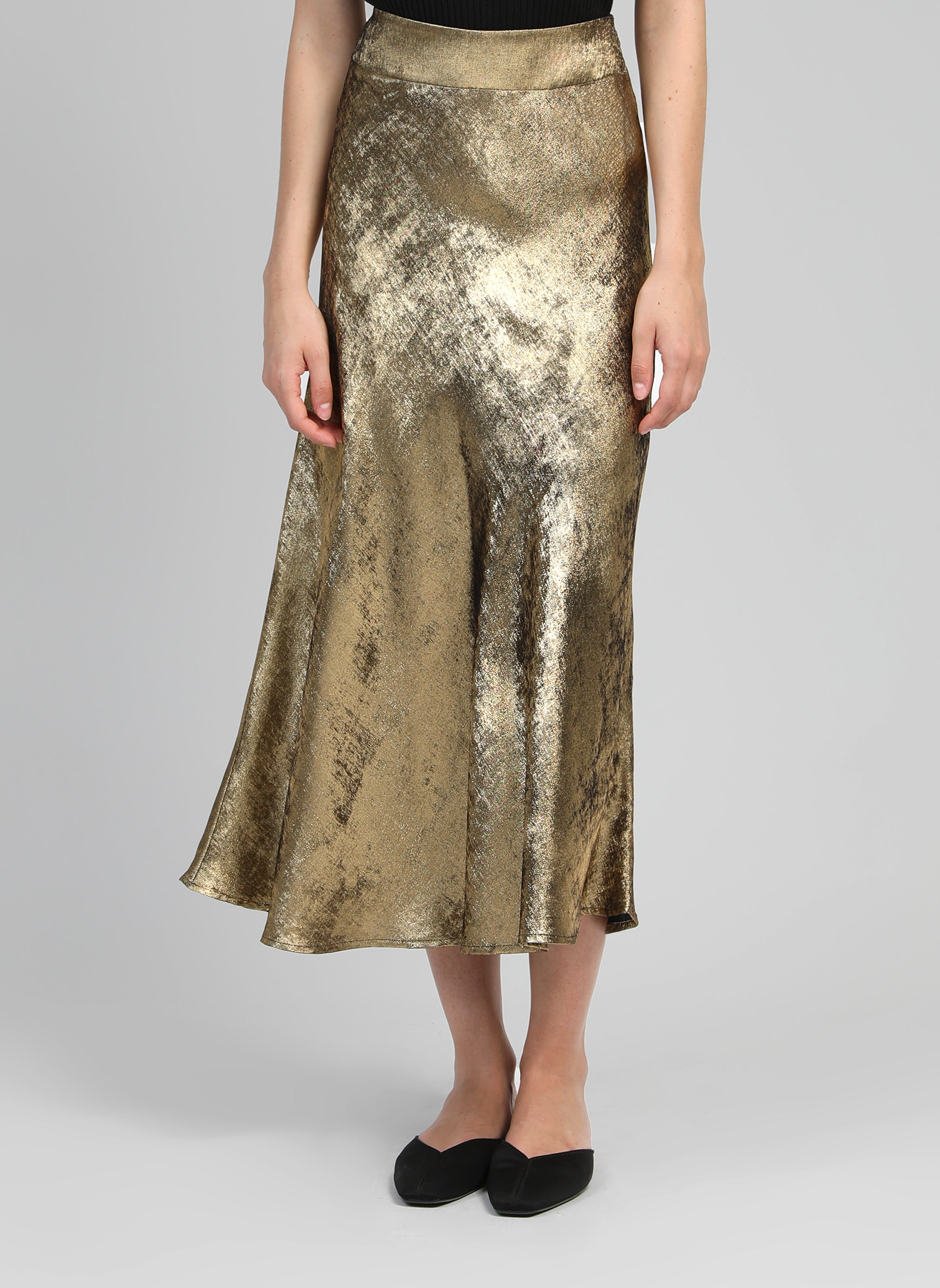 JUPE MIDI JANYMA bronze