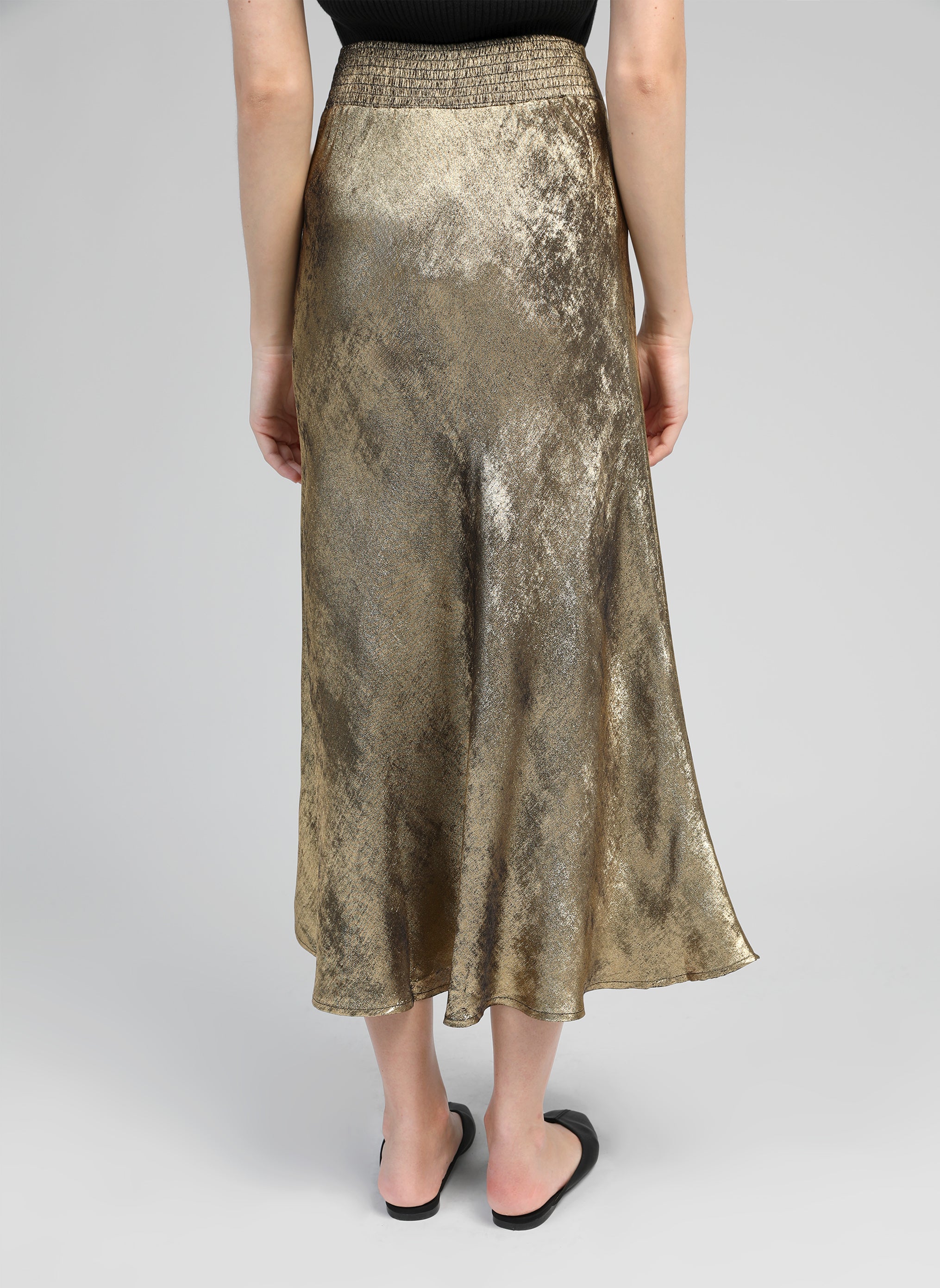 JUPE MIDI JANYMA bronze