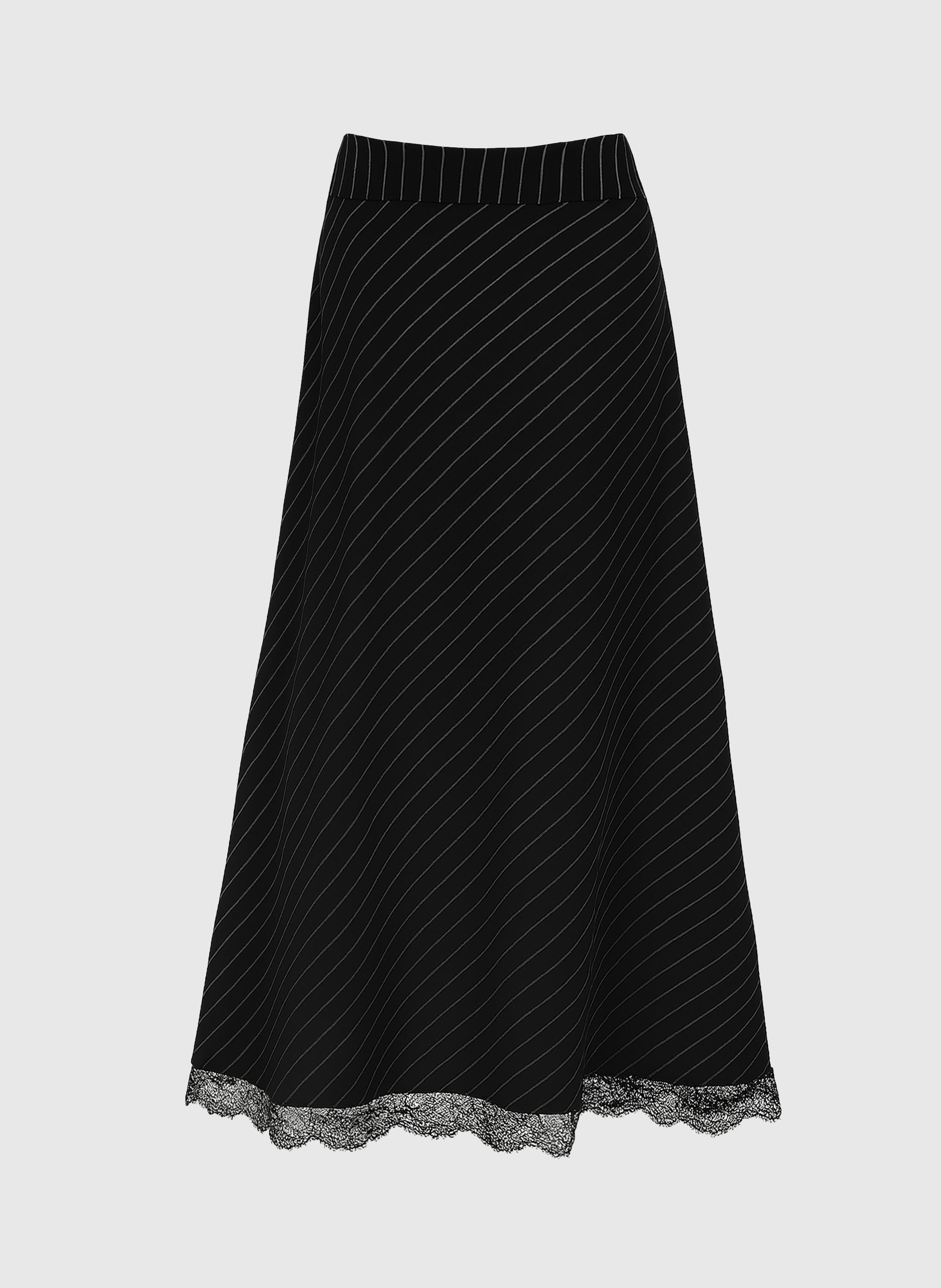 JUPE MIDI JULIANE noir