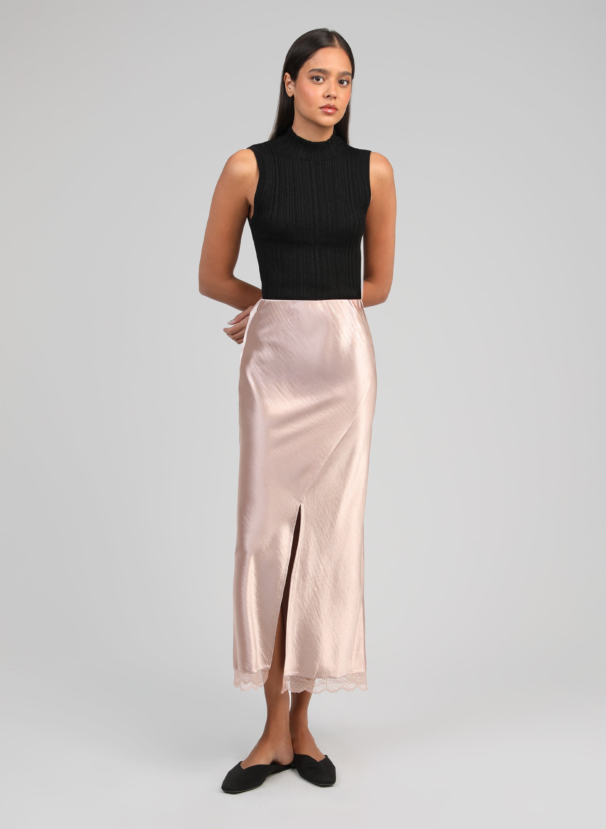 JUPE LONGUE JULIATA beige