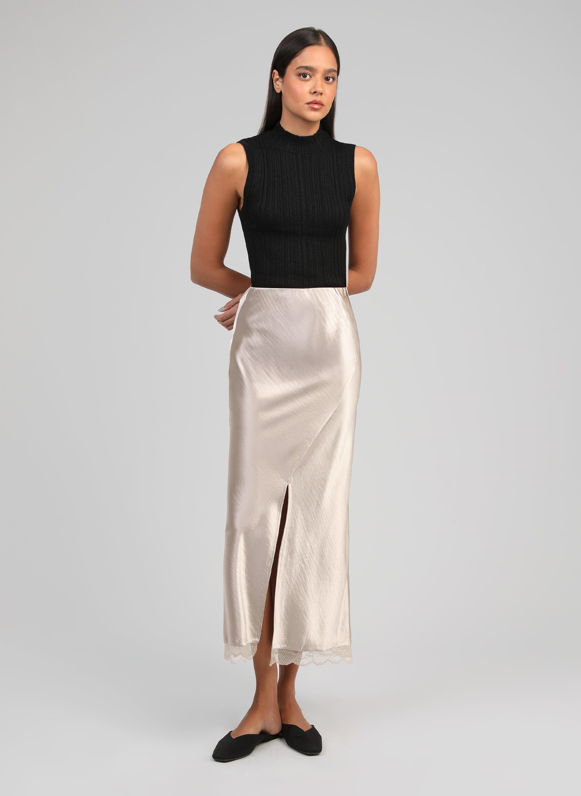 JUPE LONGUE JULIATA ecru