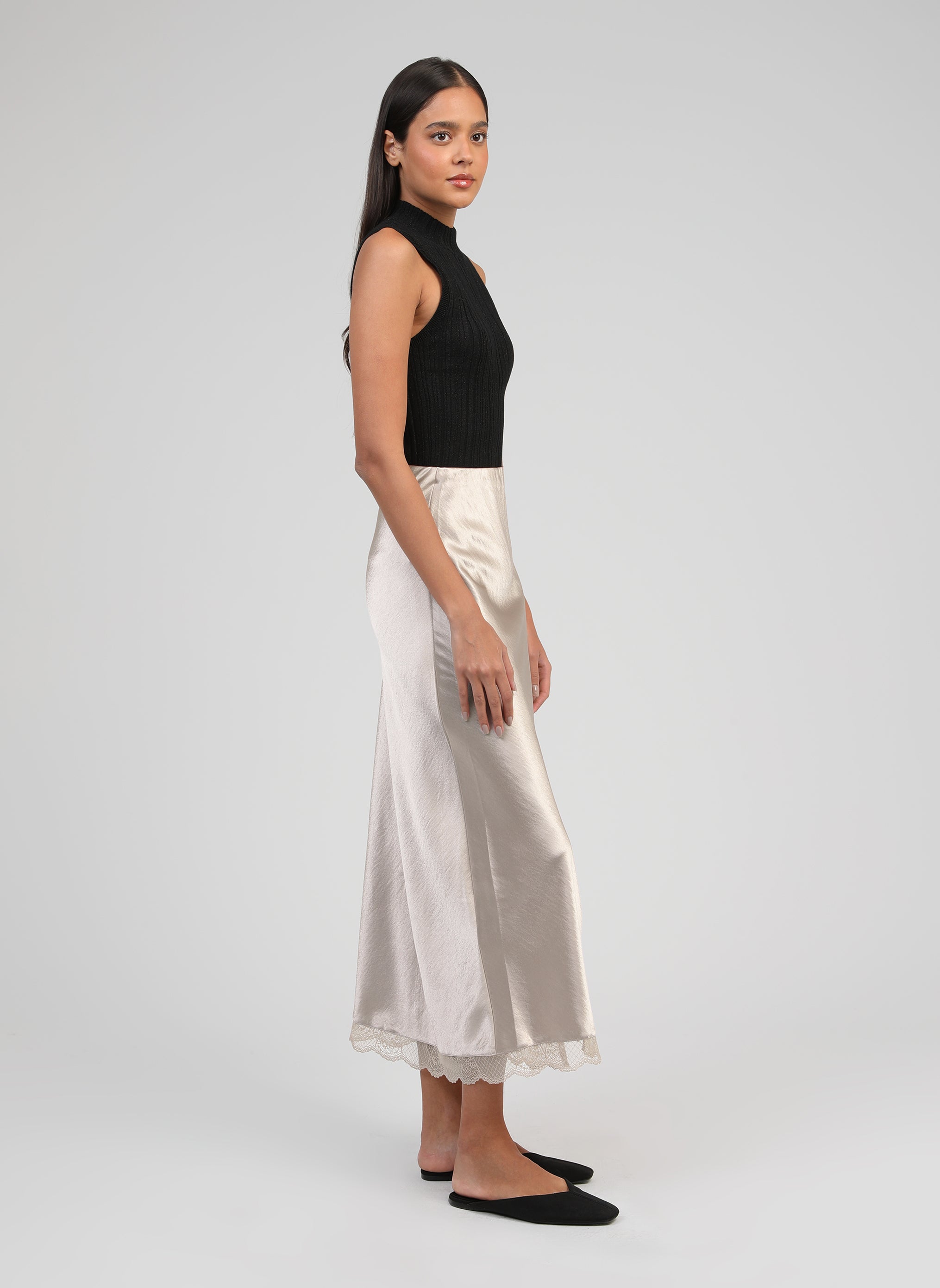 JUPE LONGUE JULIATA ecru