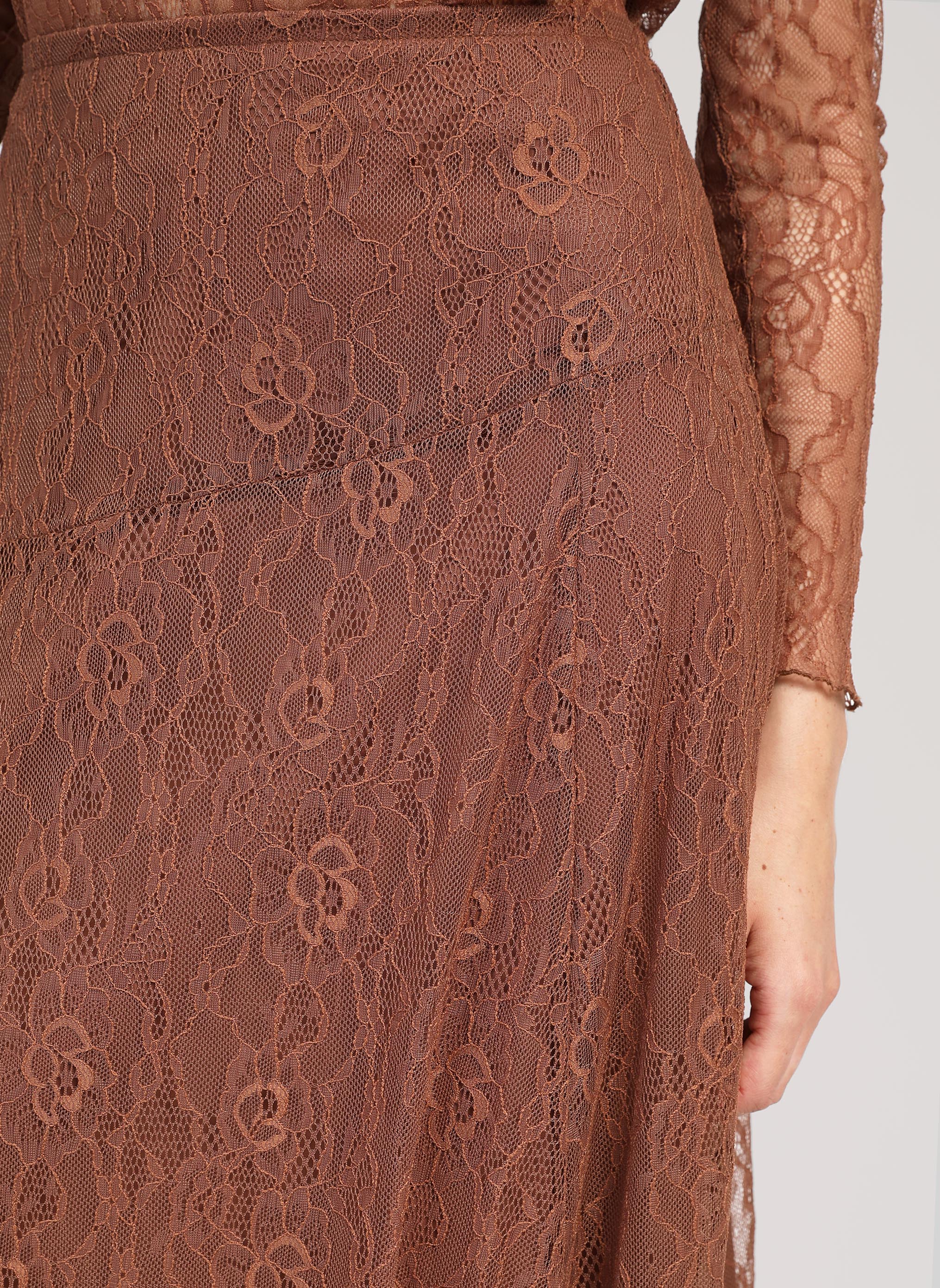 MIDI JUNEY skirt hazelnut
