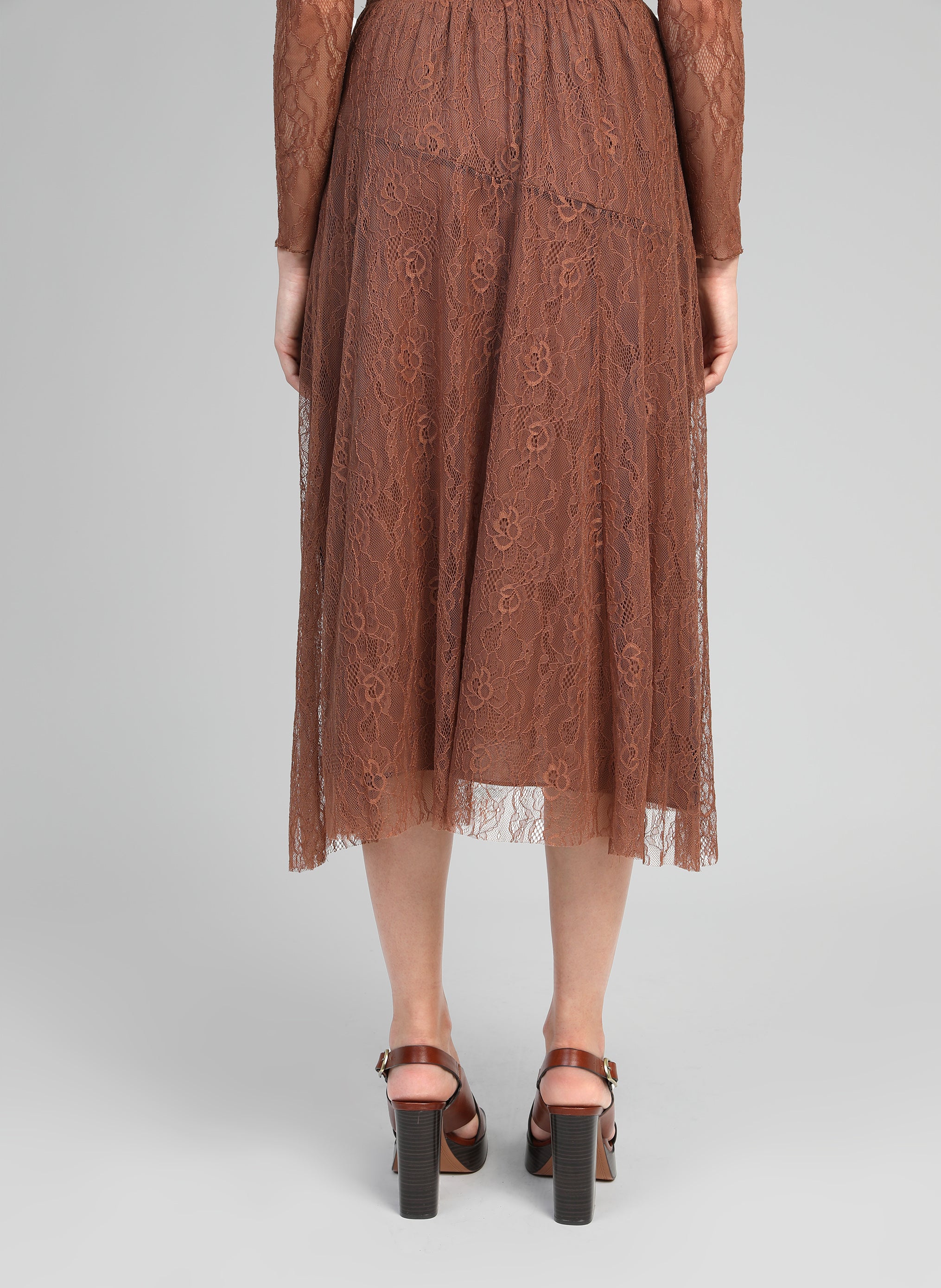 MIDI JUNEY skirt hazelnut