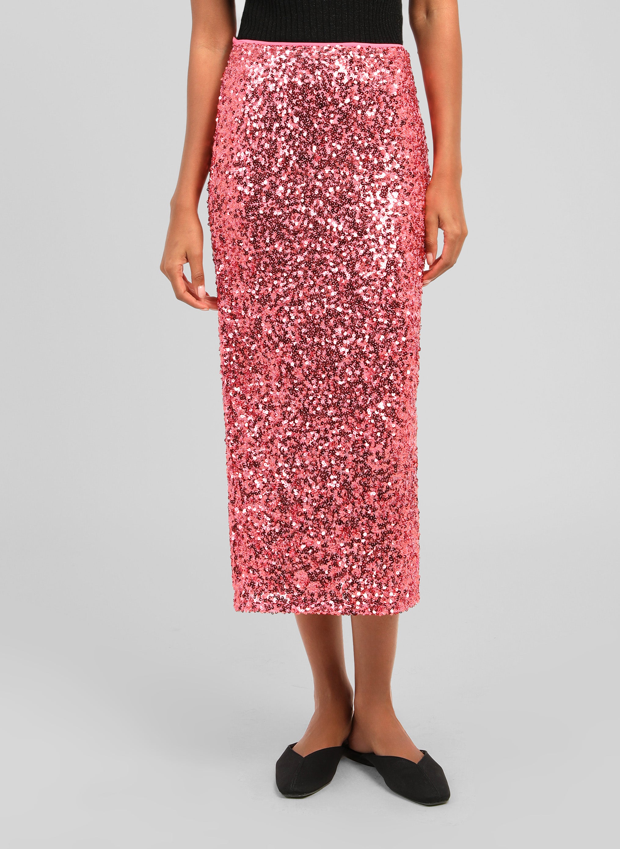 JUPE MIDI JURYFALA fraise