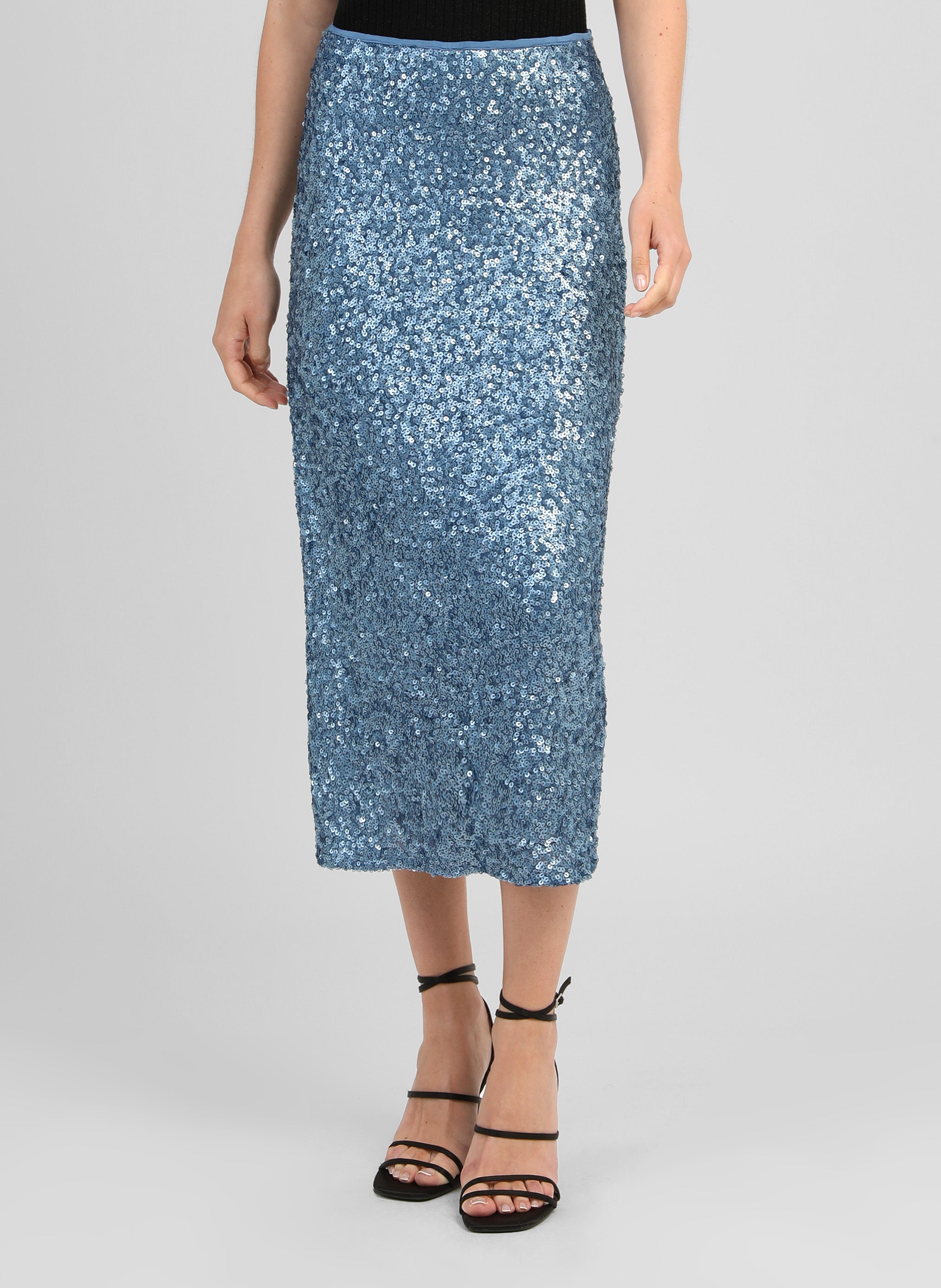 JUPE MIDI JURYFALA indigo