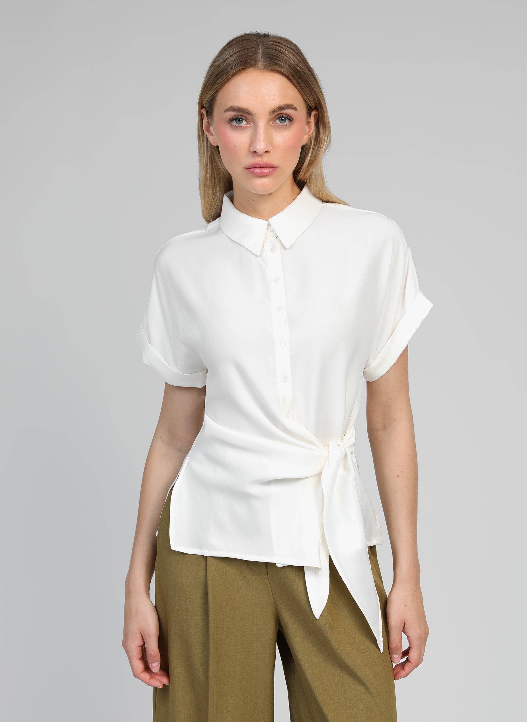 CHEMISE KAYBA blanc casse