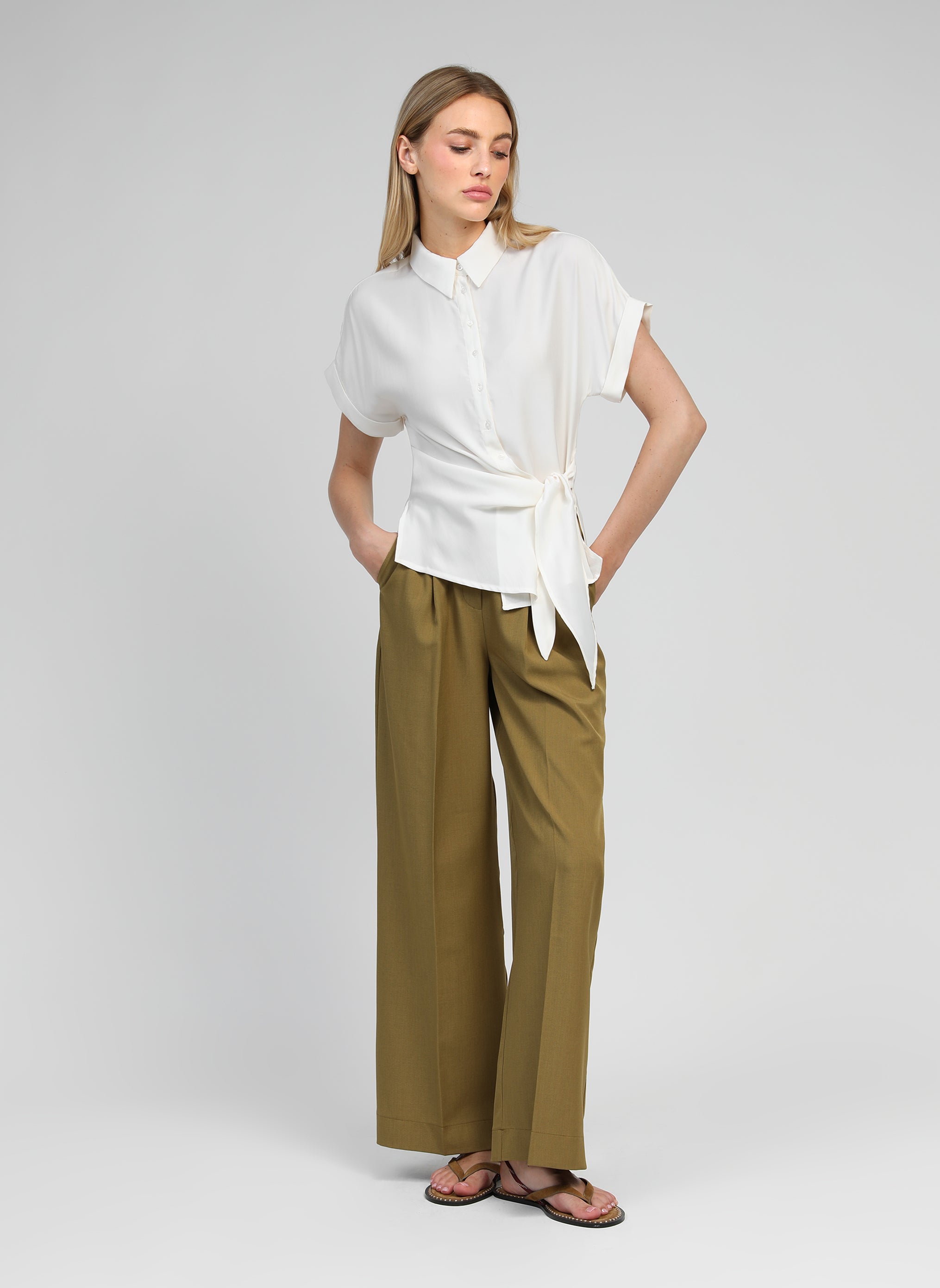 CHEMISE KAYBA blanc casse