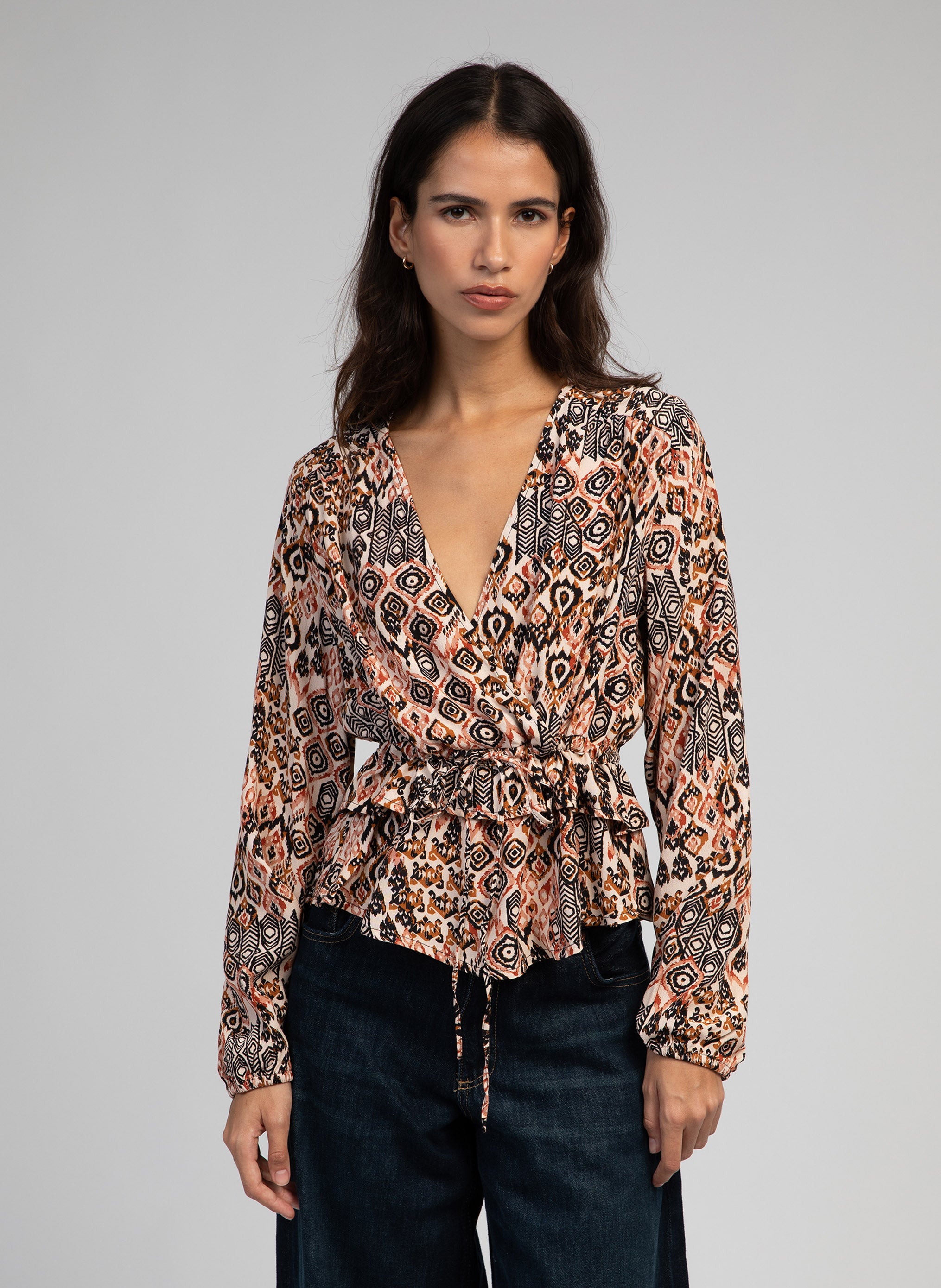 BLOUSE KAZINA belita poudre
