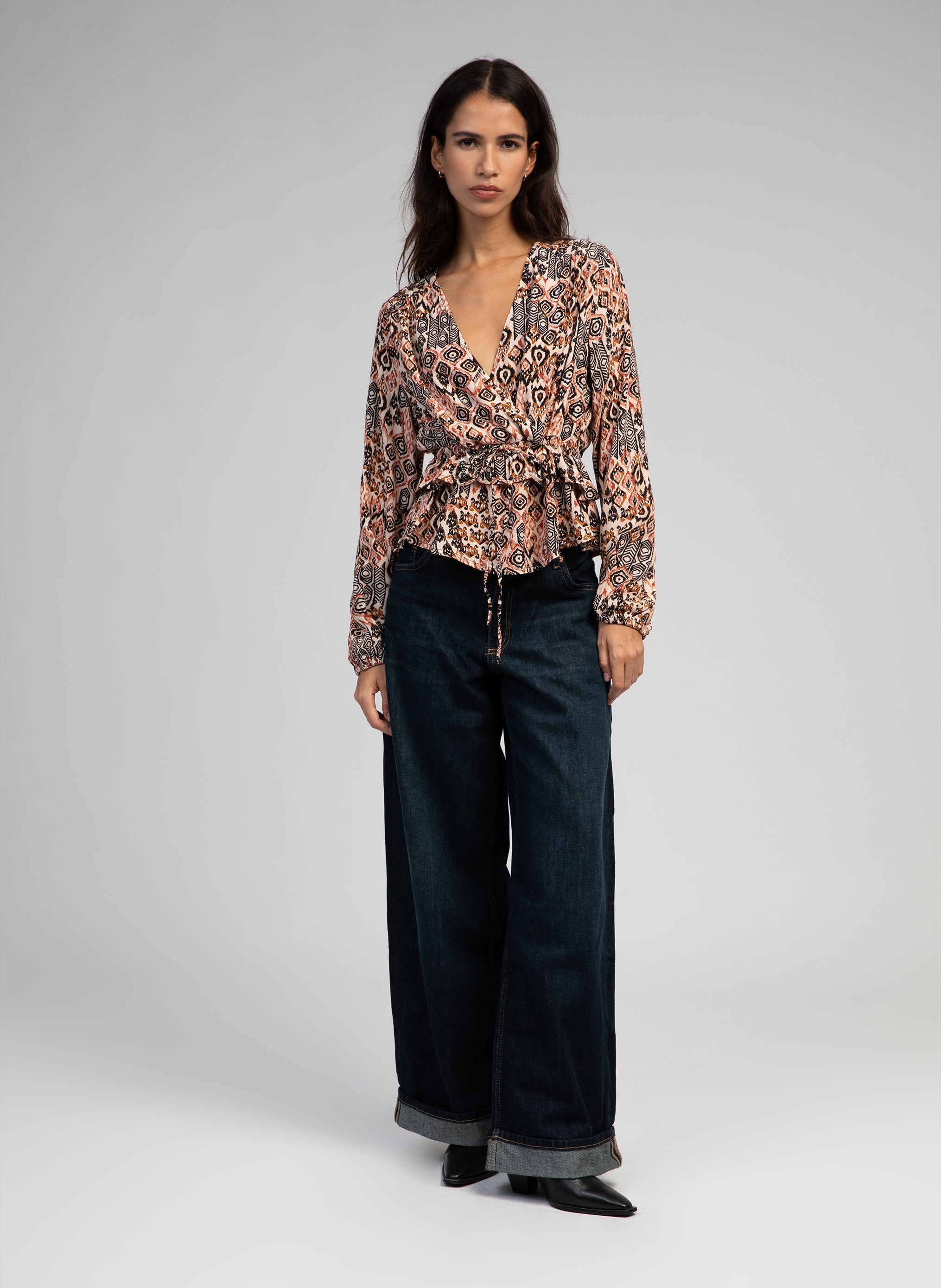 BLOUSE KAZINA belita poudre