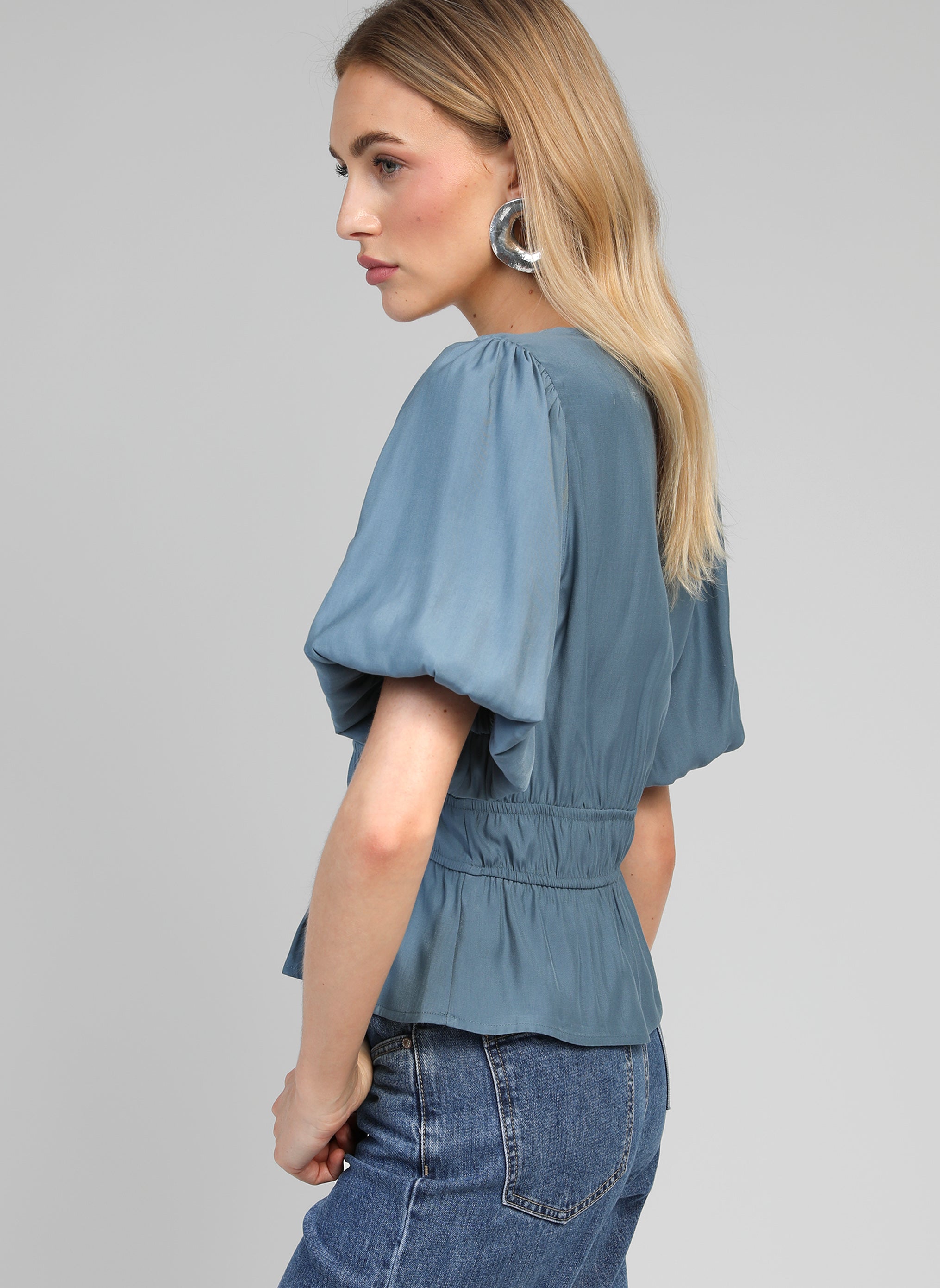 BLOUSE KELILOU azur