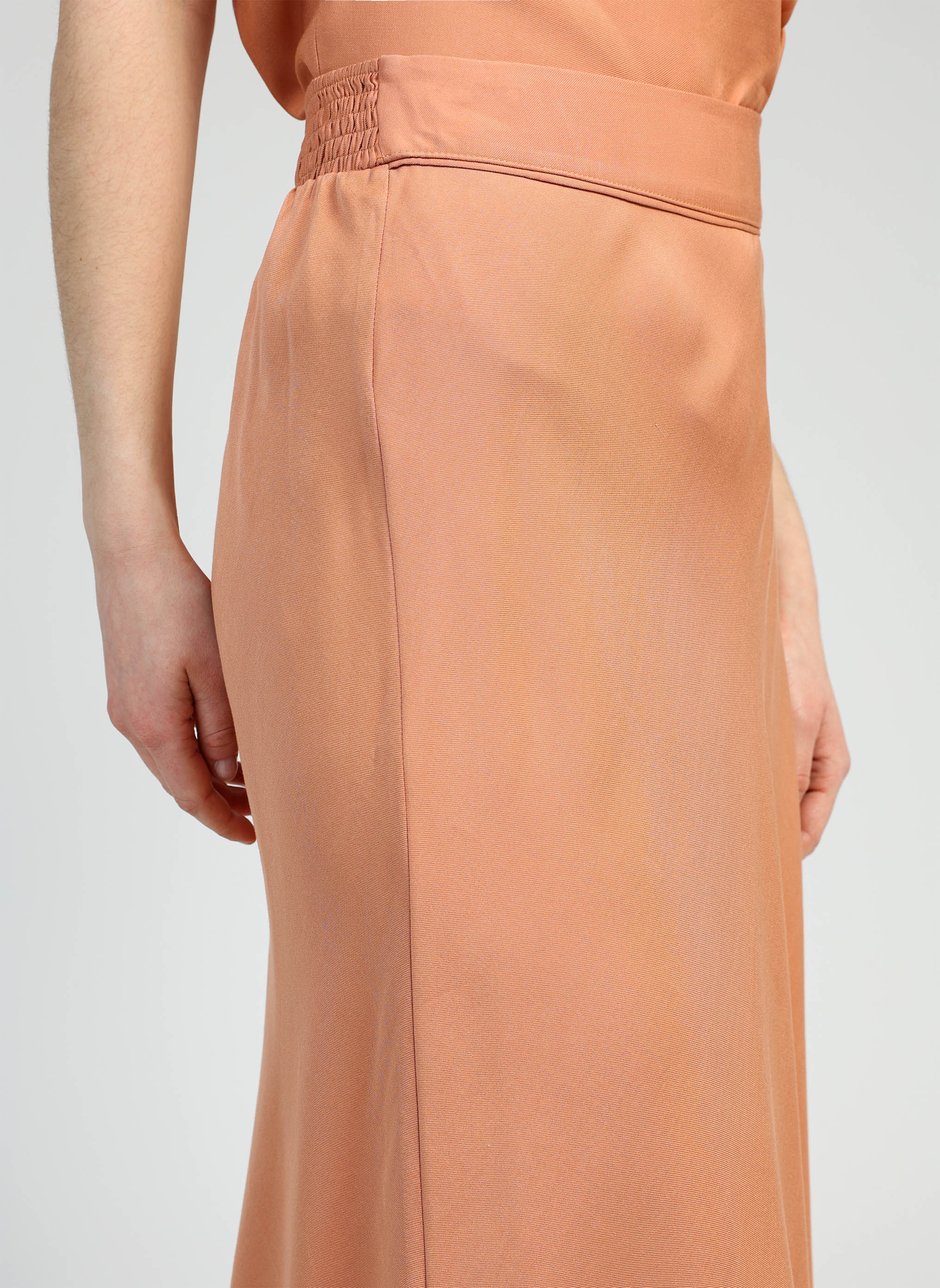 JUPE MIDI GALVY terracotta