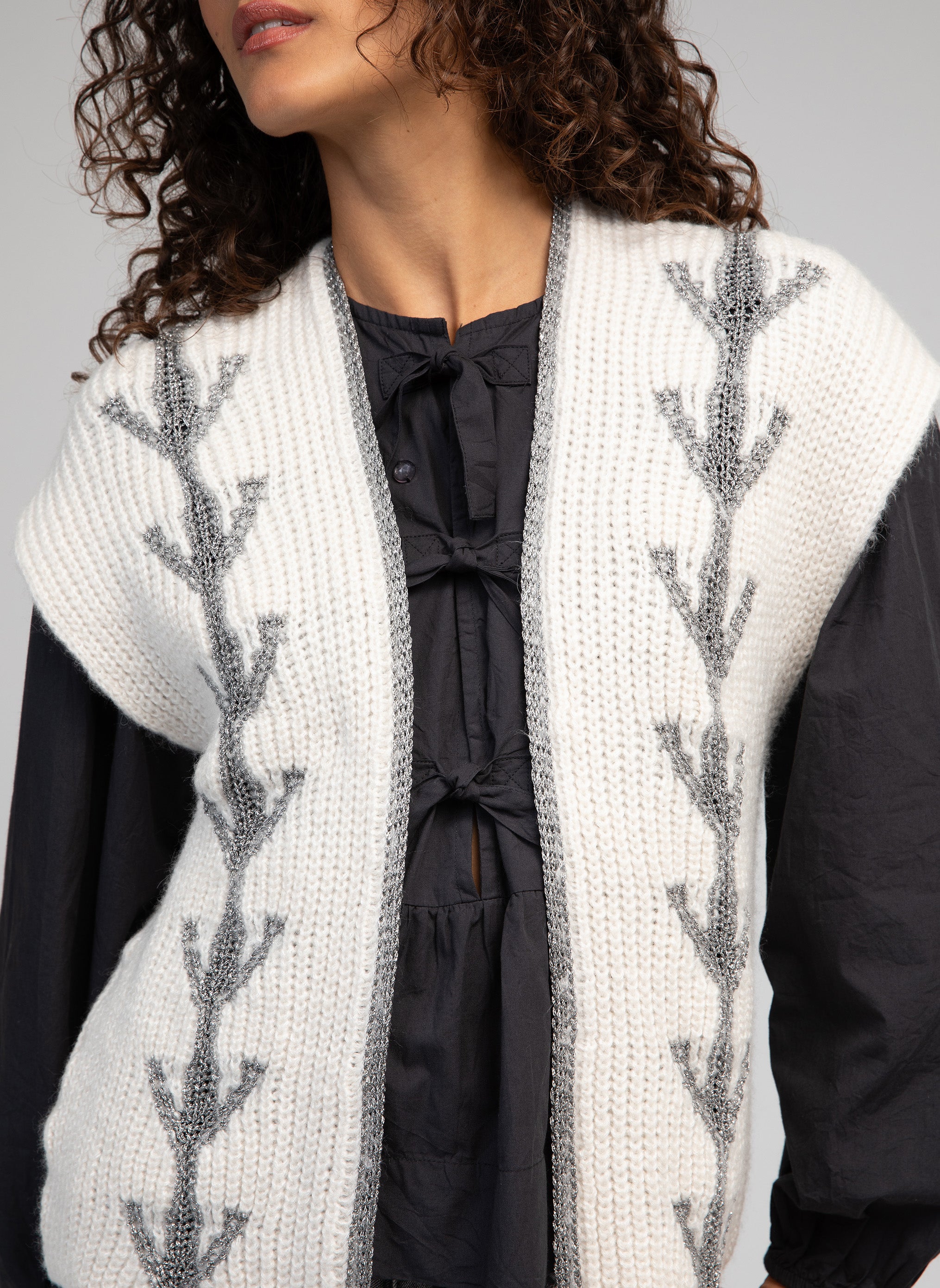 CARDIGAN LADAKINI argent