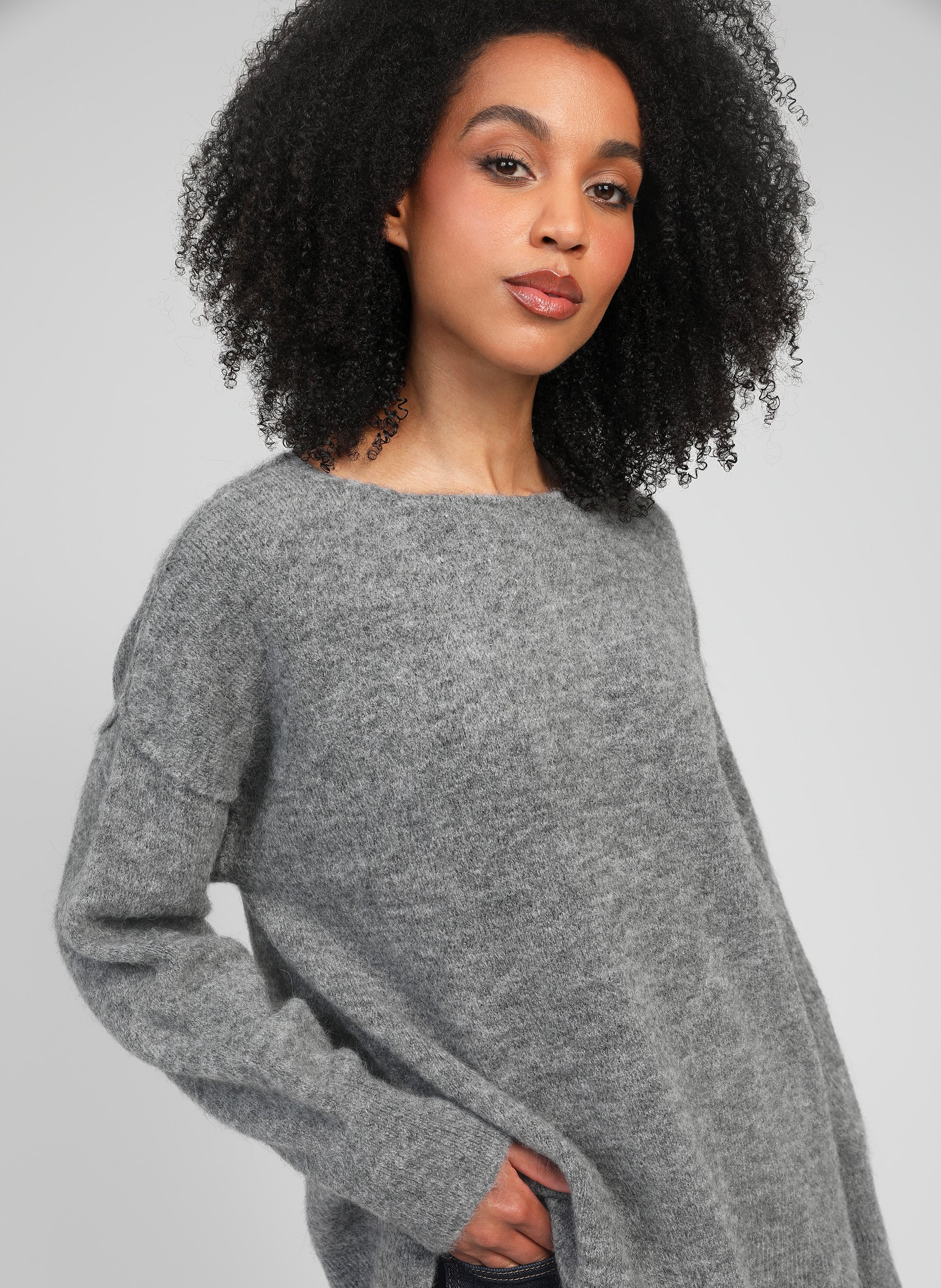 PULL LAFUNKY gris chine