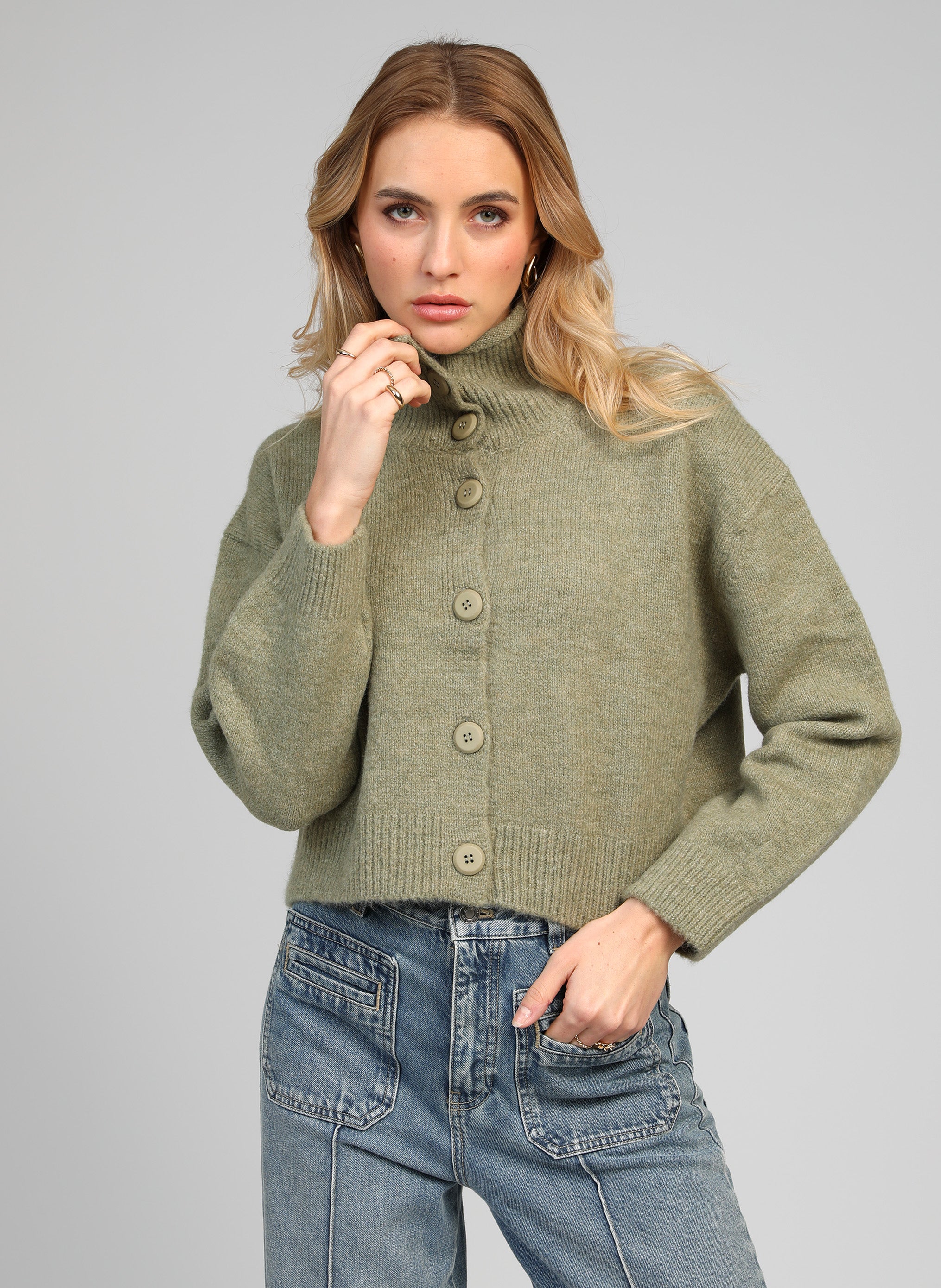 GILET LAKEYLA tilleul