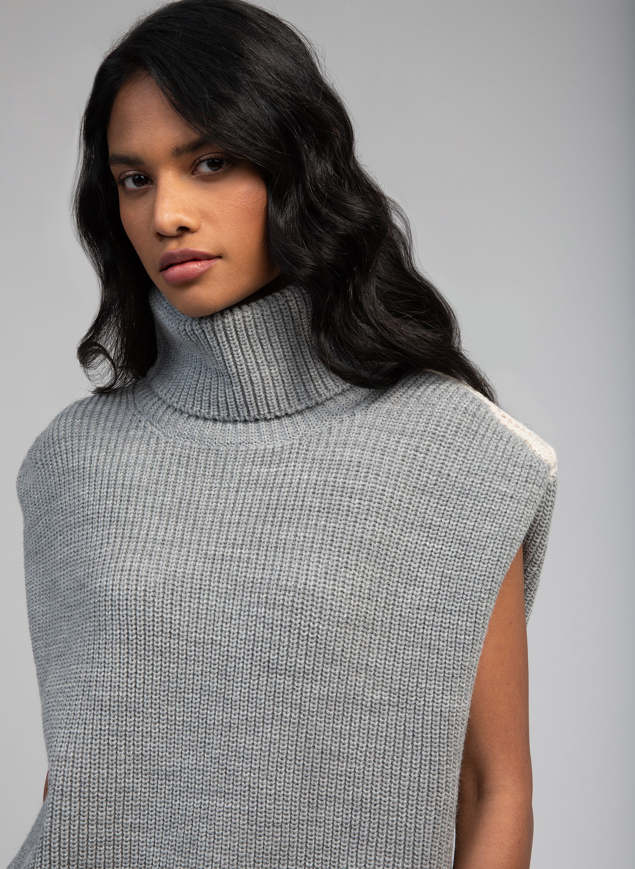 PULL LARIANA gris chine