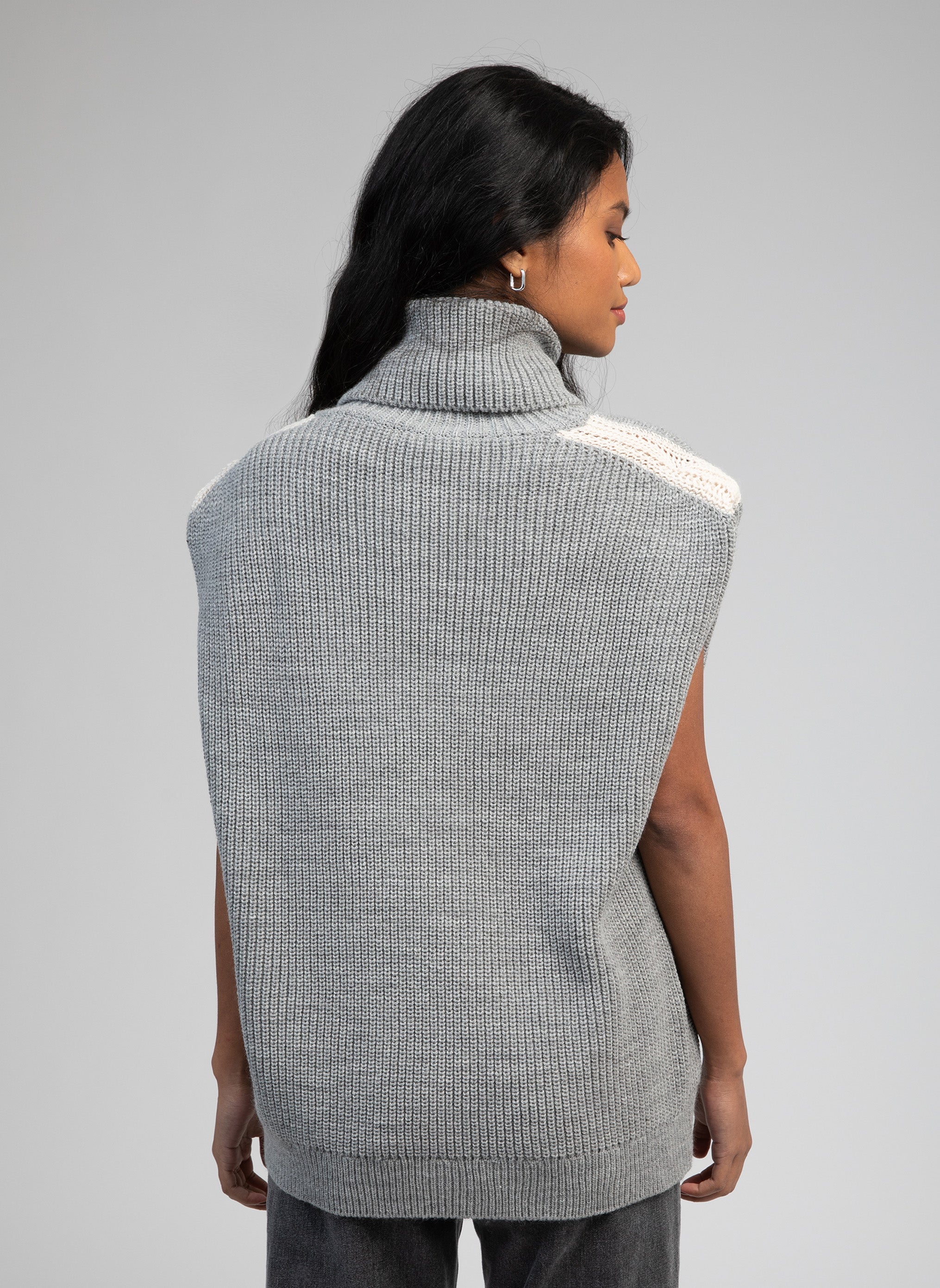 PULL LARIANA gris chine