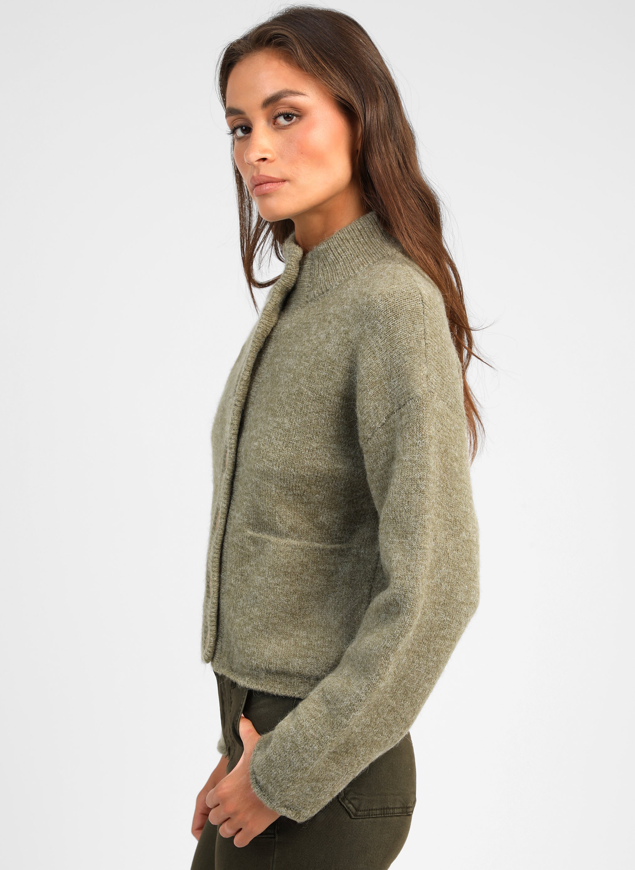 GILET LAUREEN matcha