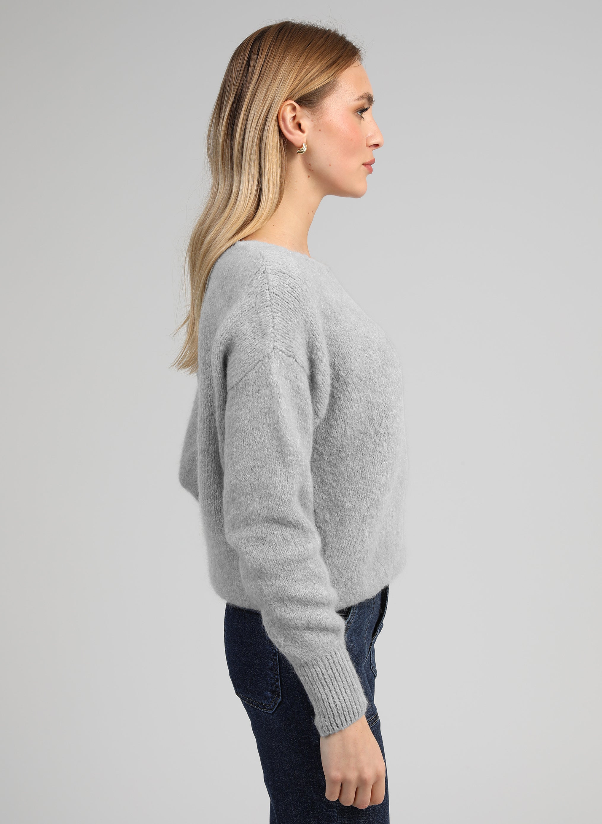 LEBOUM Sweater, Light Gray