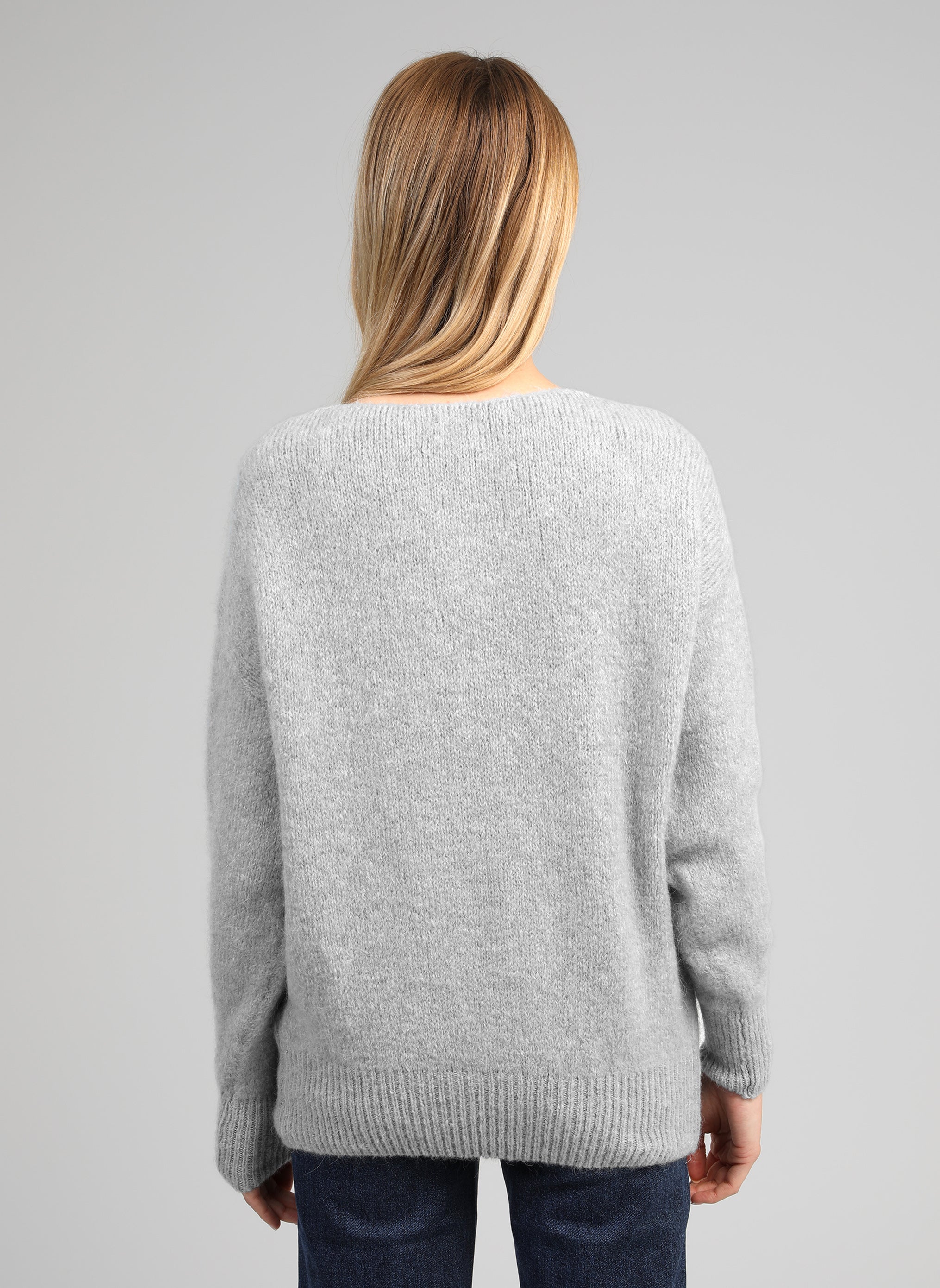 LEBOUM Sweater, Light Gray