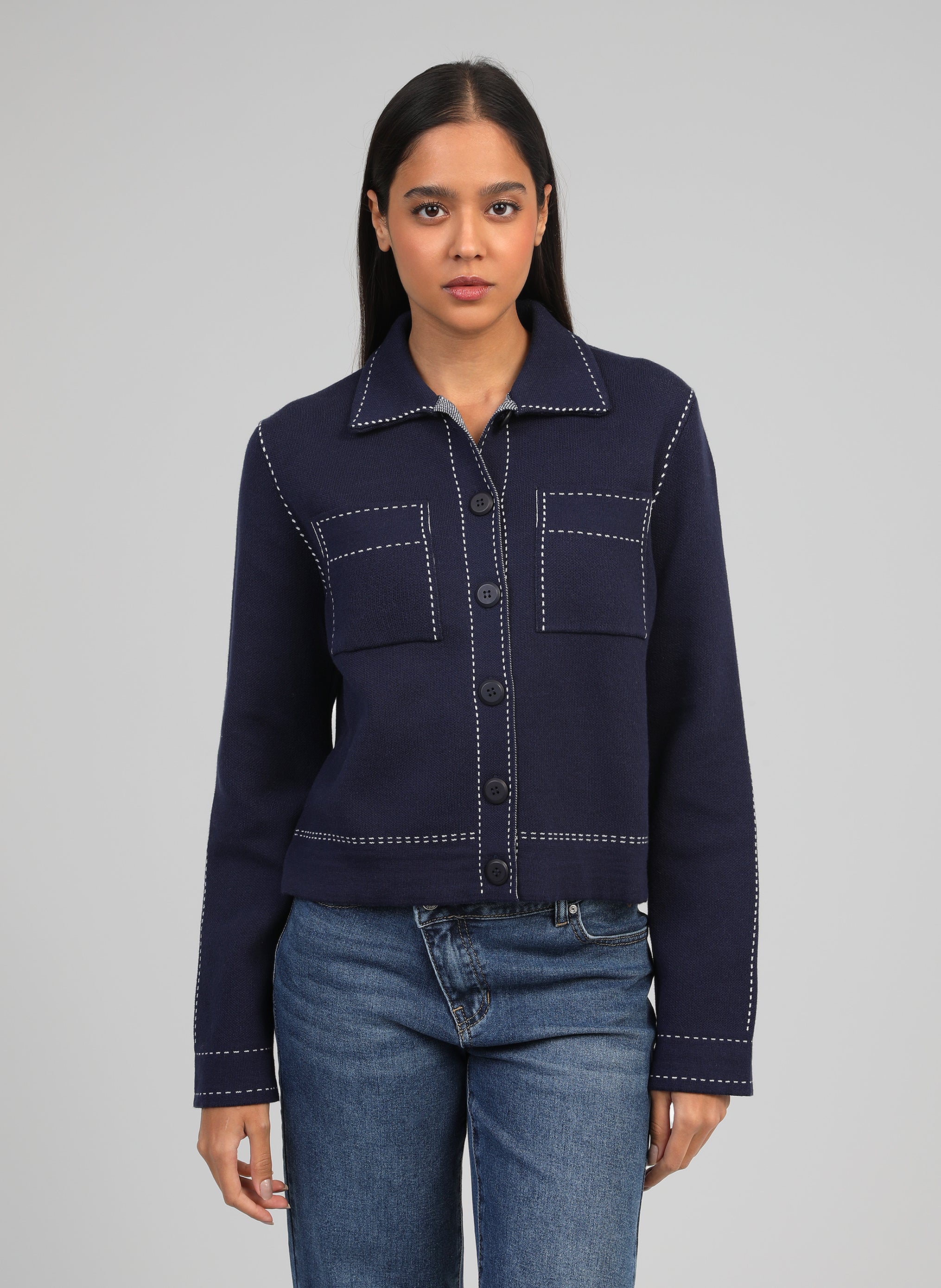 GILET LECLINT marine