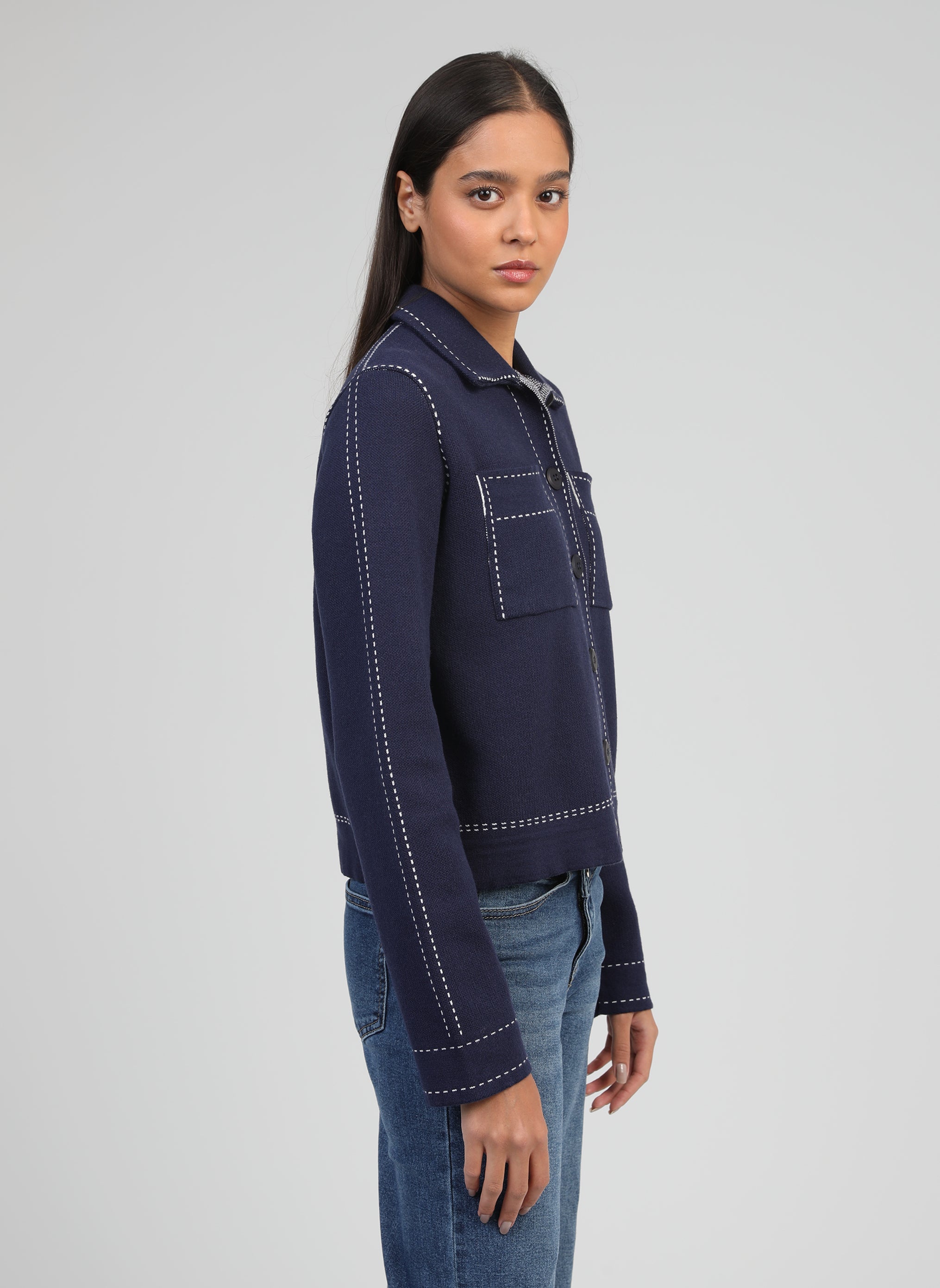 GILET LECLINT marine