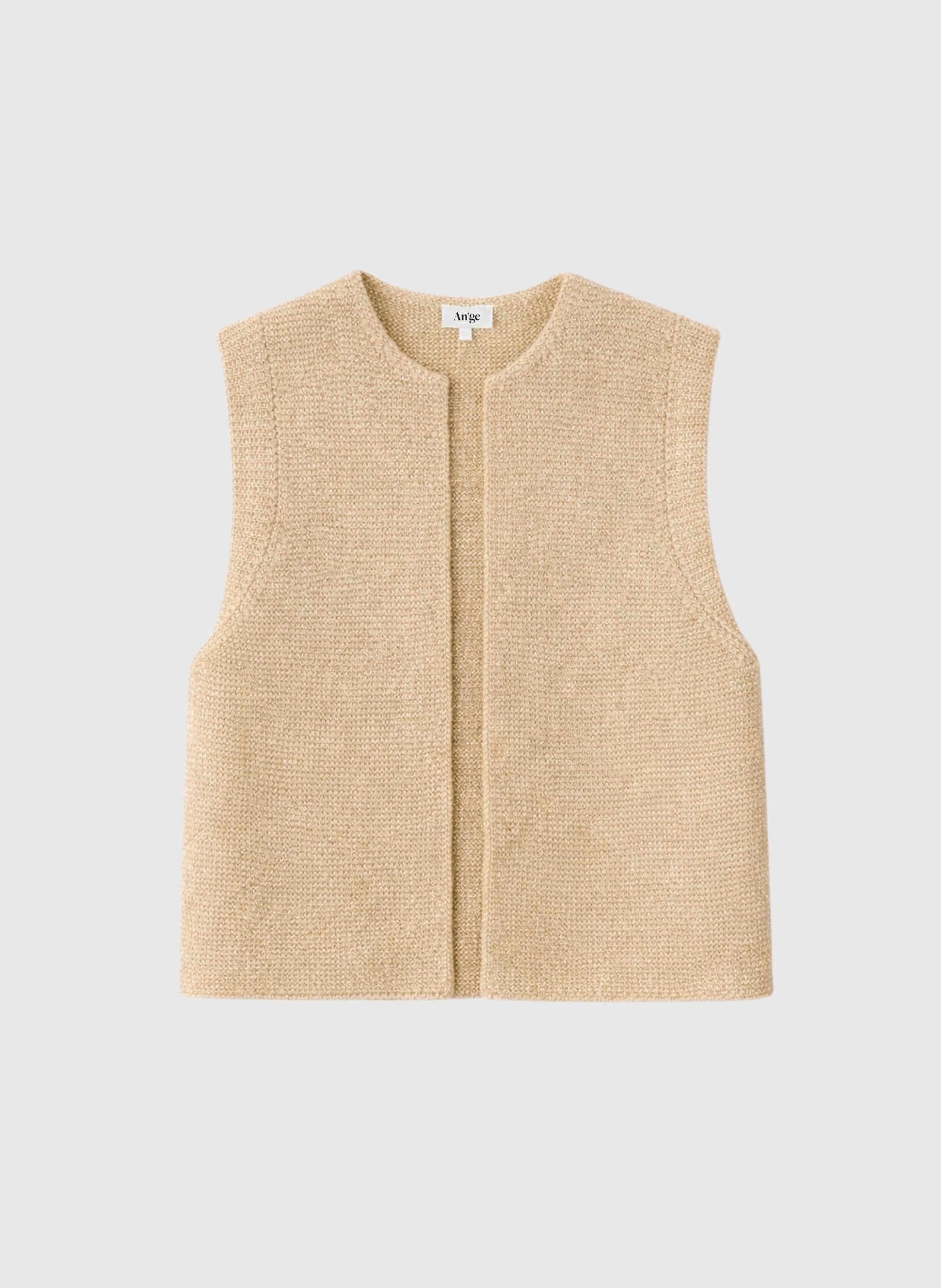 CARDIGAN SANS MANCHE LEGAYA ecru