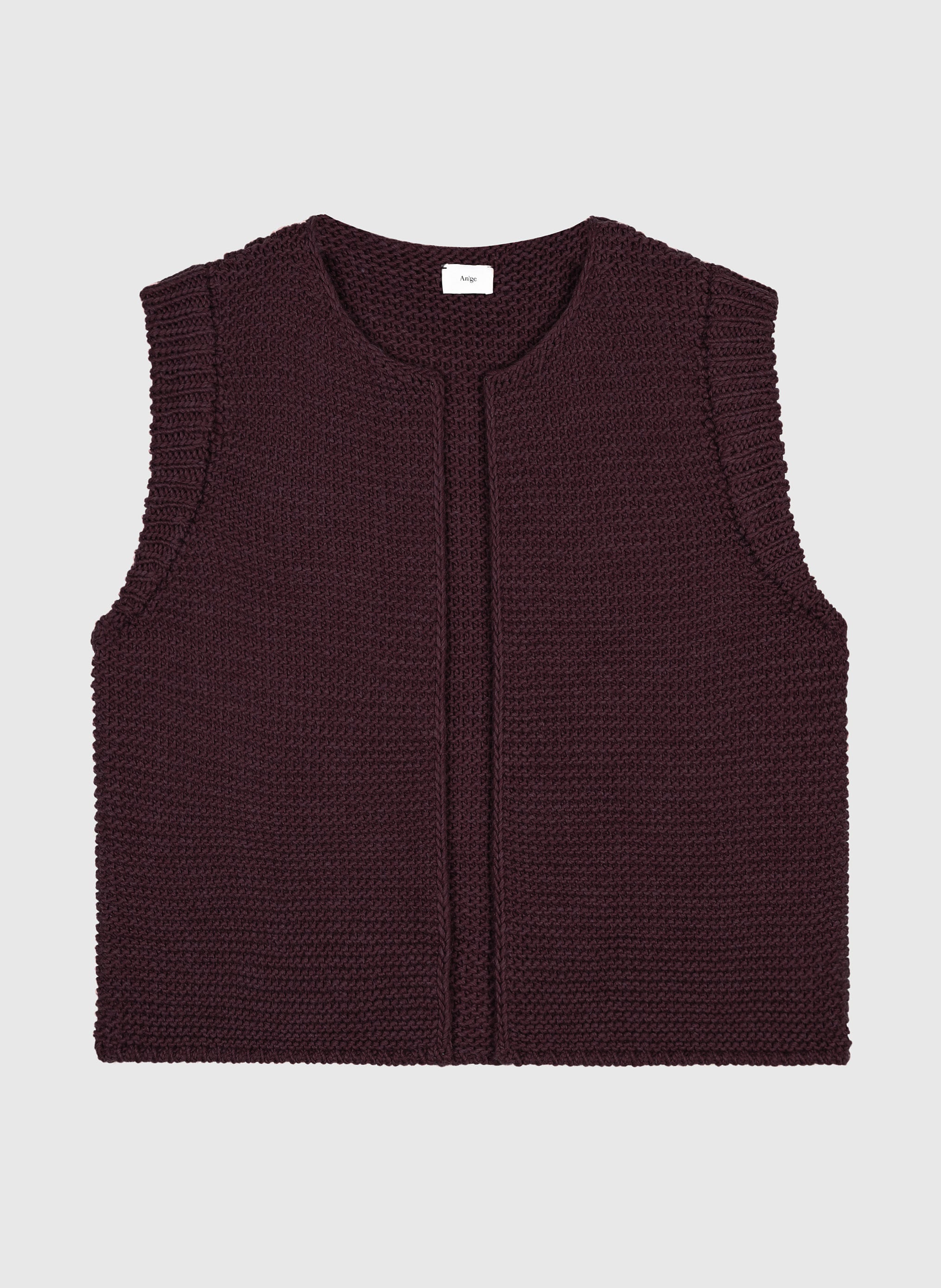 CARDIGAN SANS MANCHE LEGRINGOU A wine