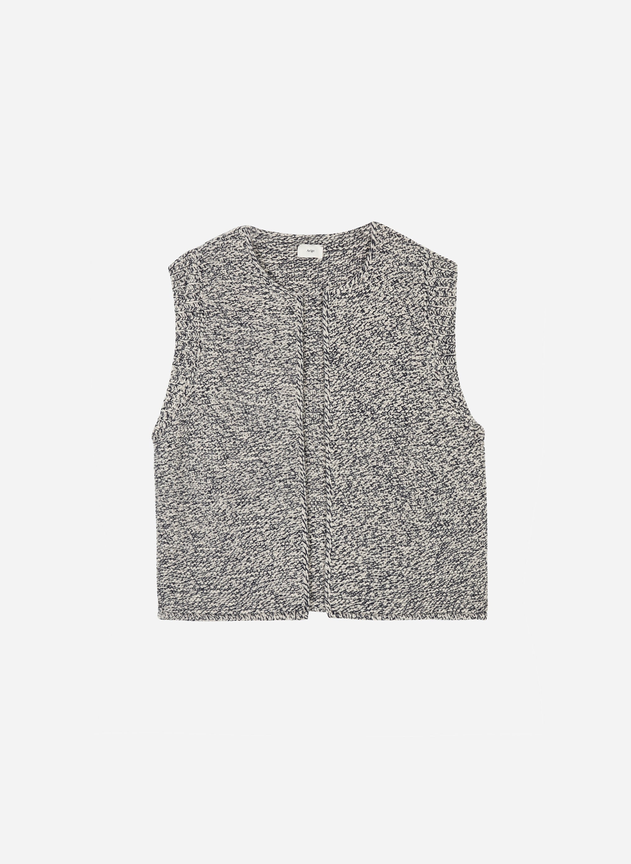 CARDIGAN SANS MANCHE LEGRINGOU CH marine