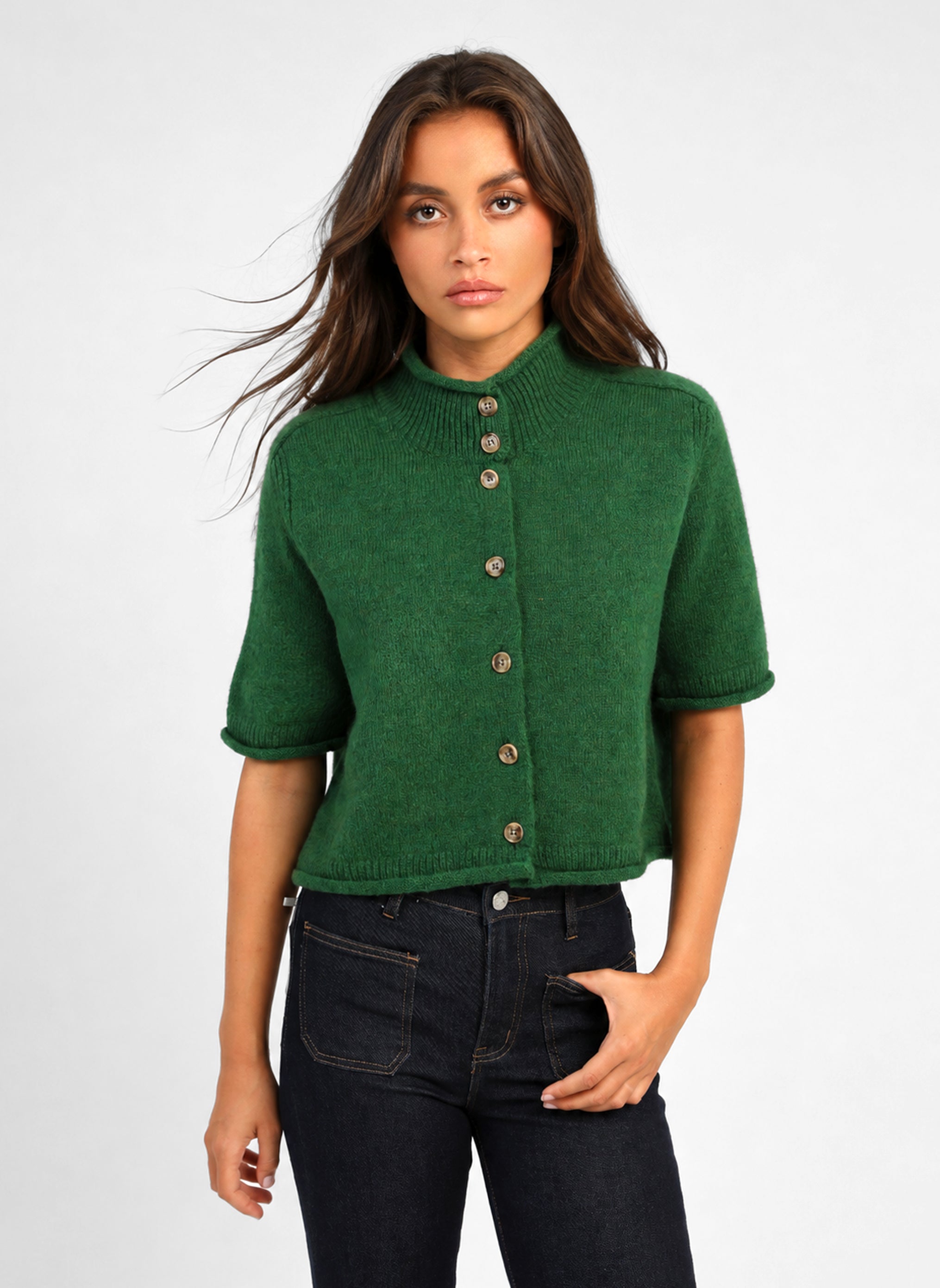 GILET LELYA vert