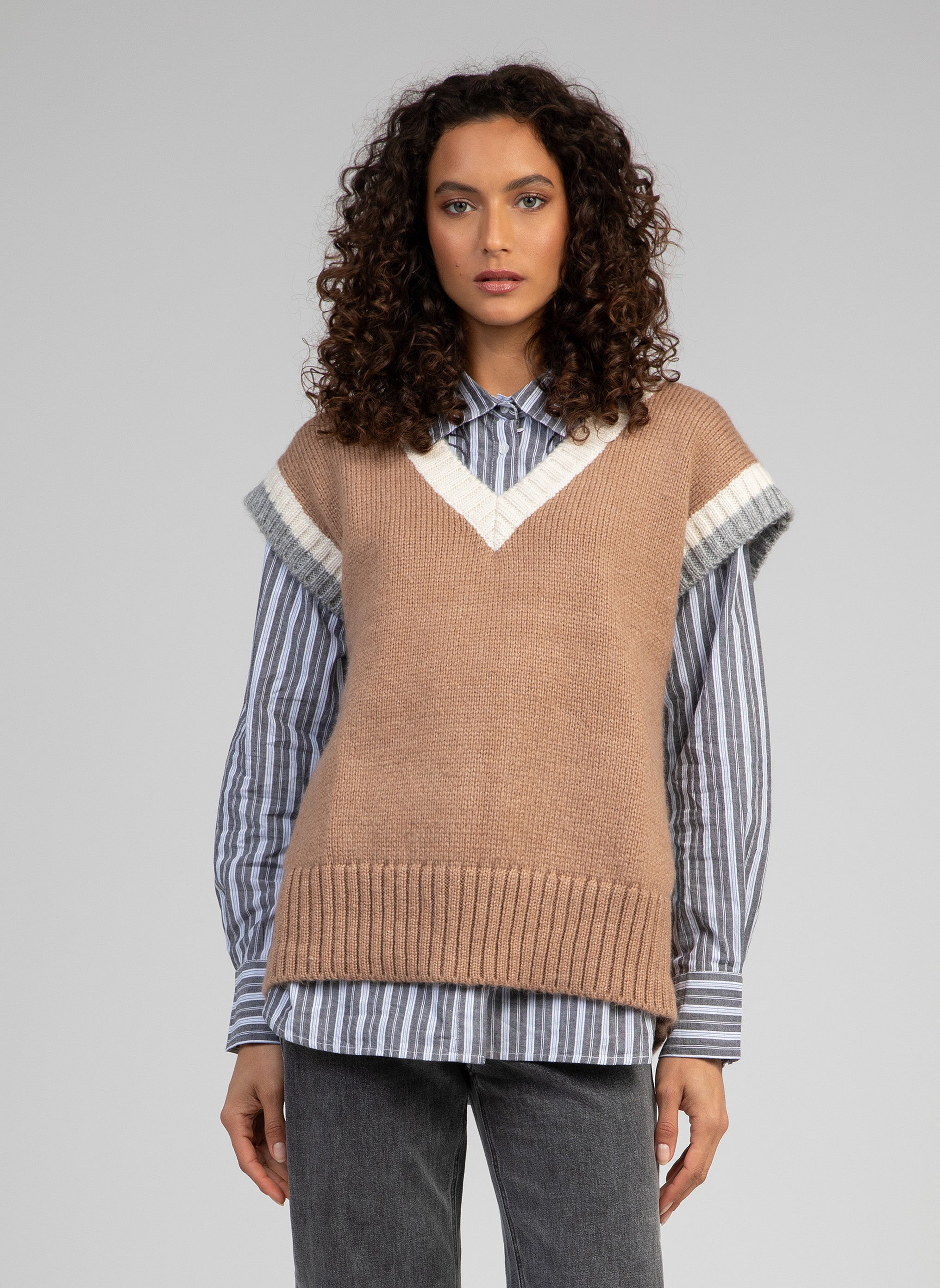 PULL LENYX noisette