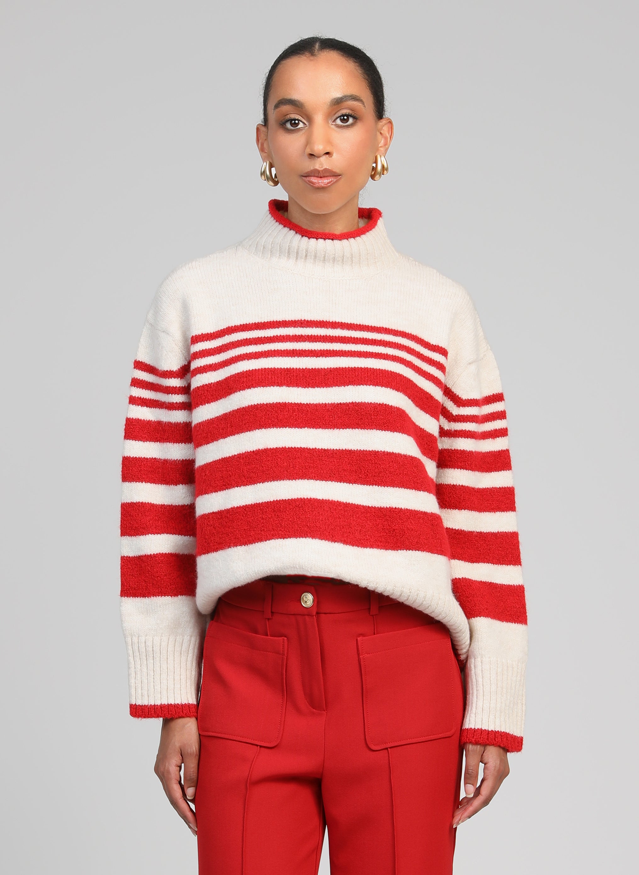 PULL LERONI rouge