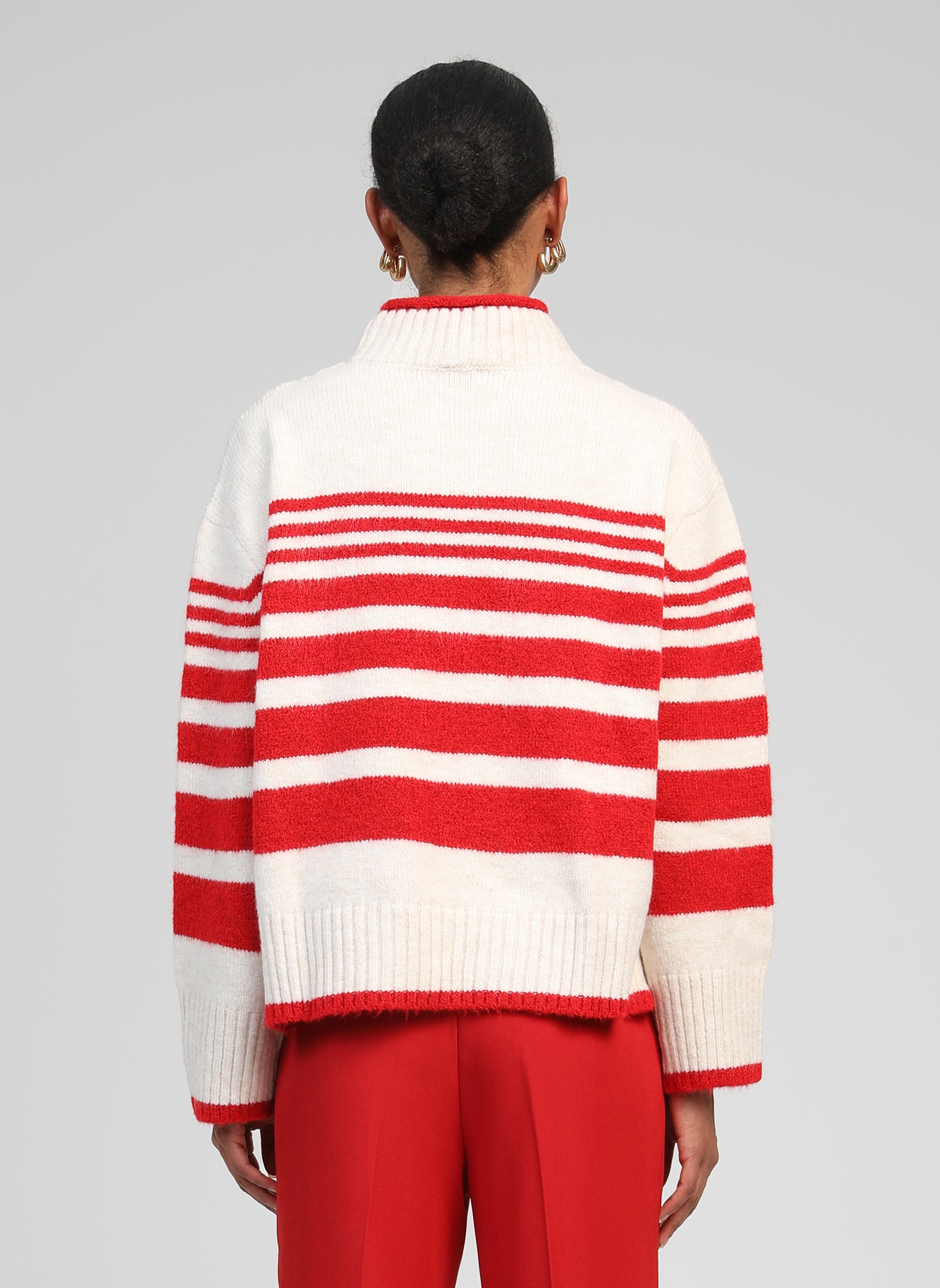PULL LERONI rouge