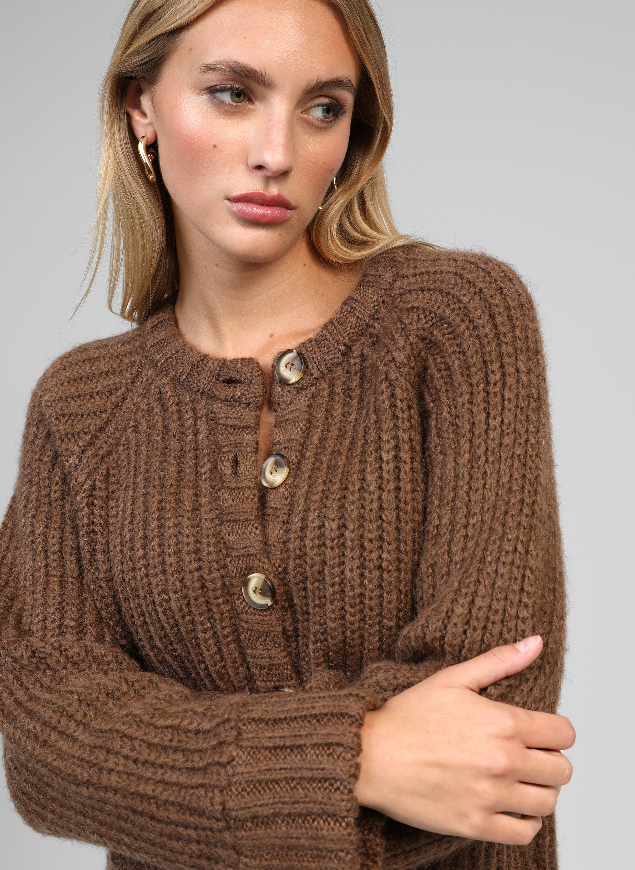 LESASHA GILET ice brown