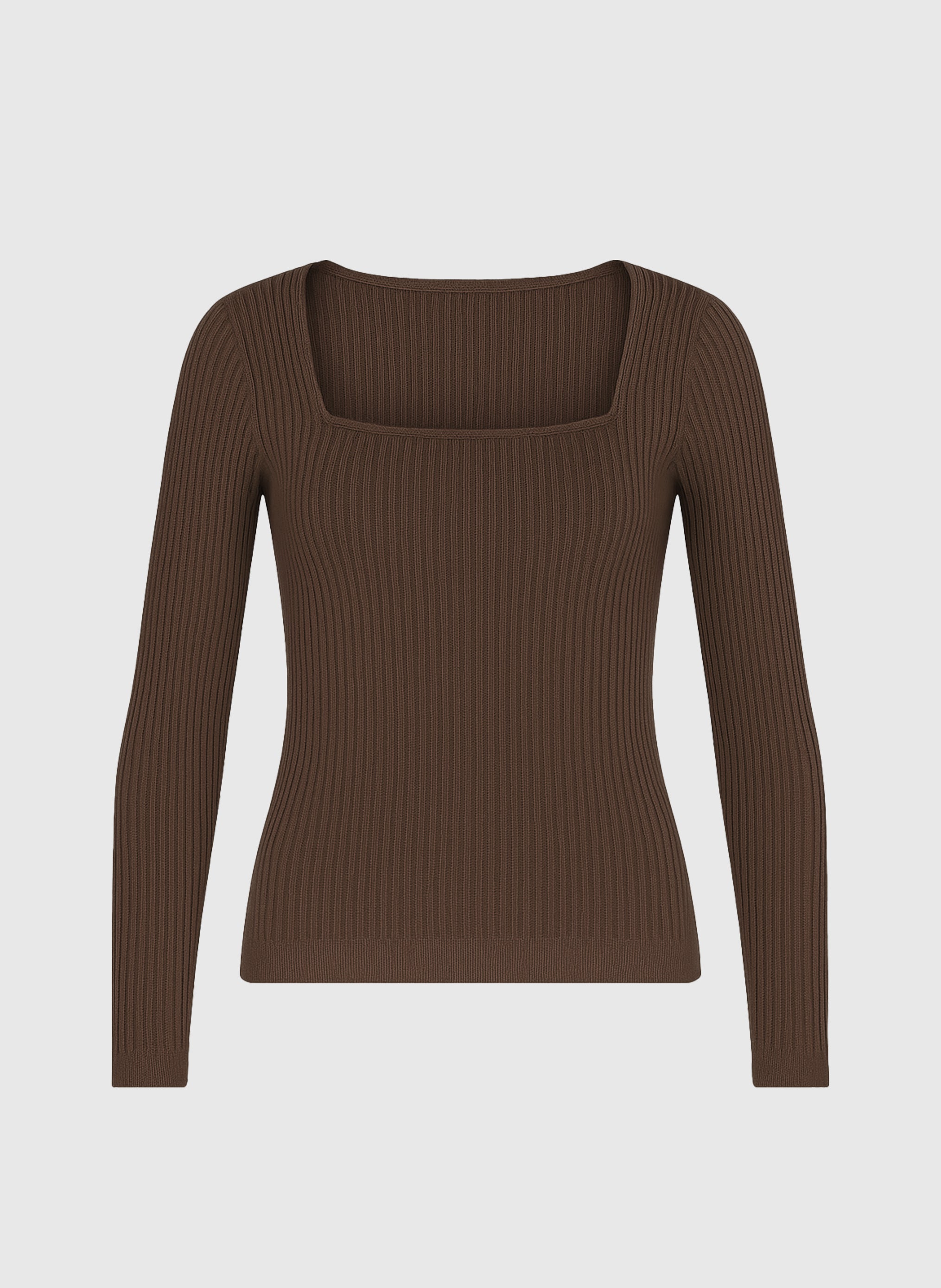 PULL LESIE chocolat