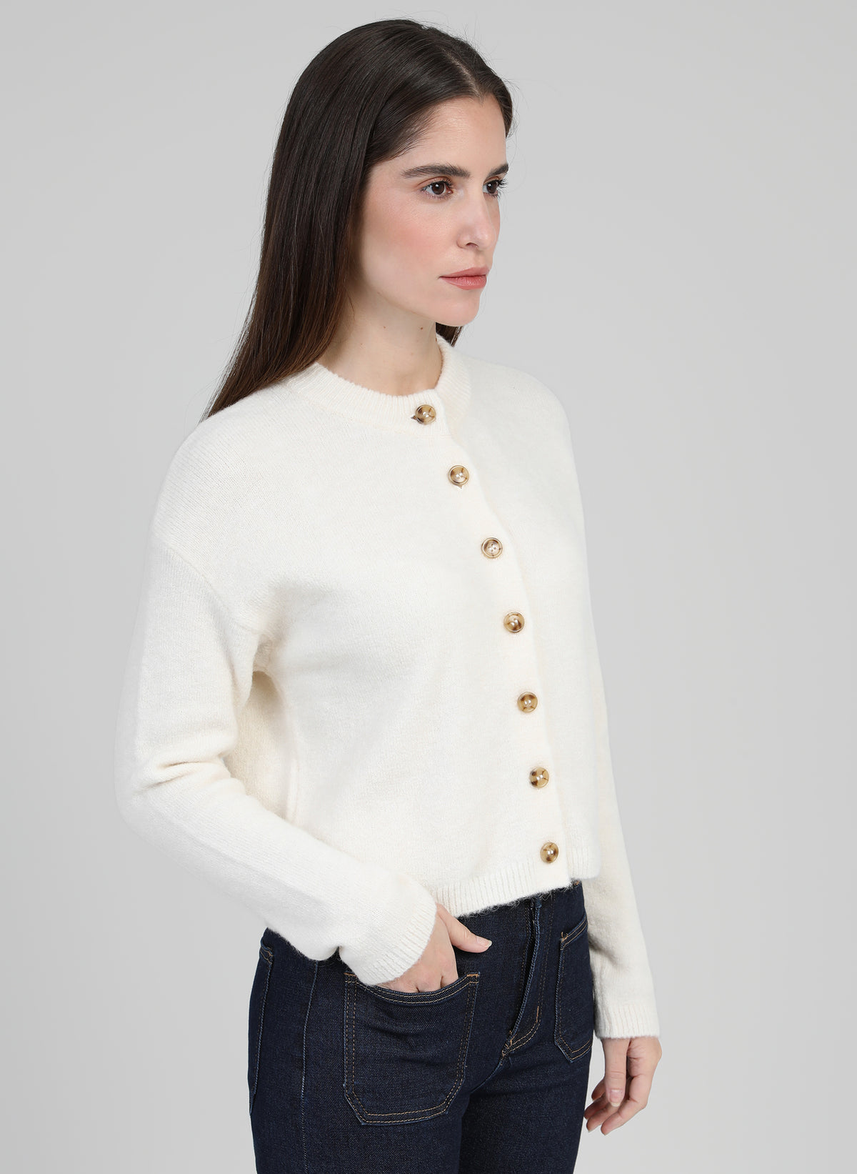 GILET LETIANA ecru
