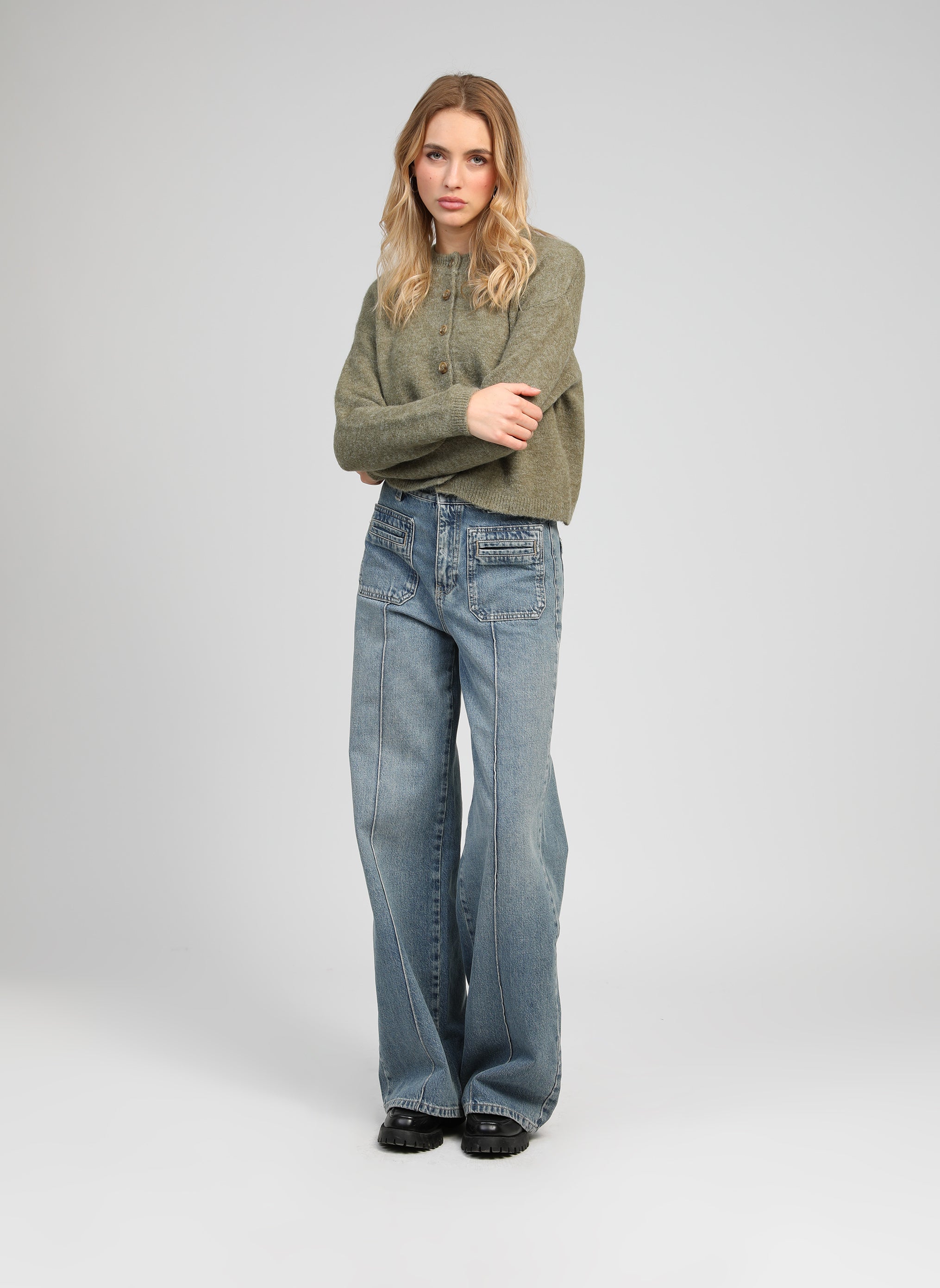 GILET LETIANA tilleul