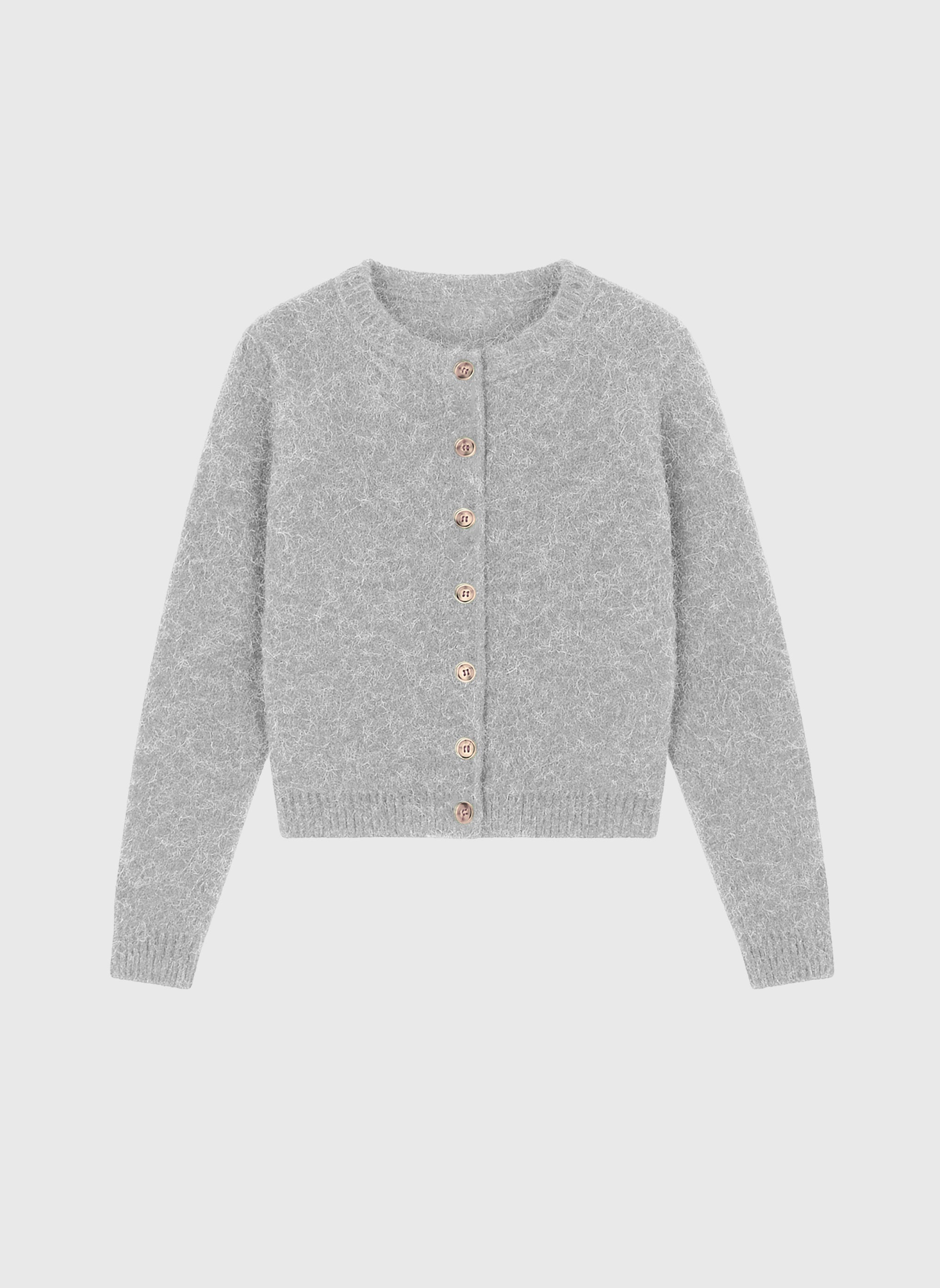 GILET LETIANA gris clair