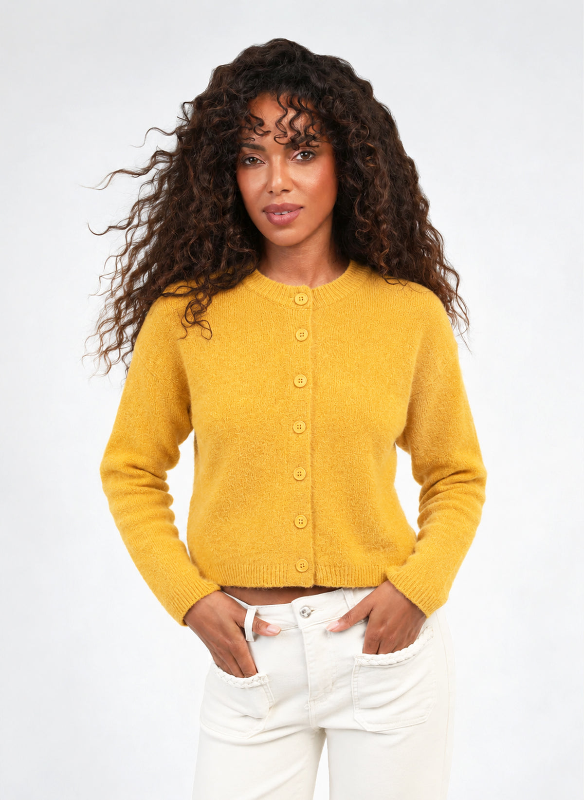 GILET LETIANA ocre