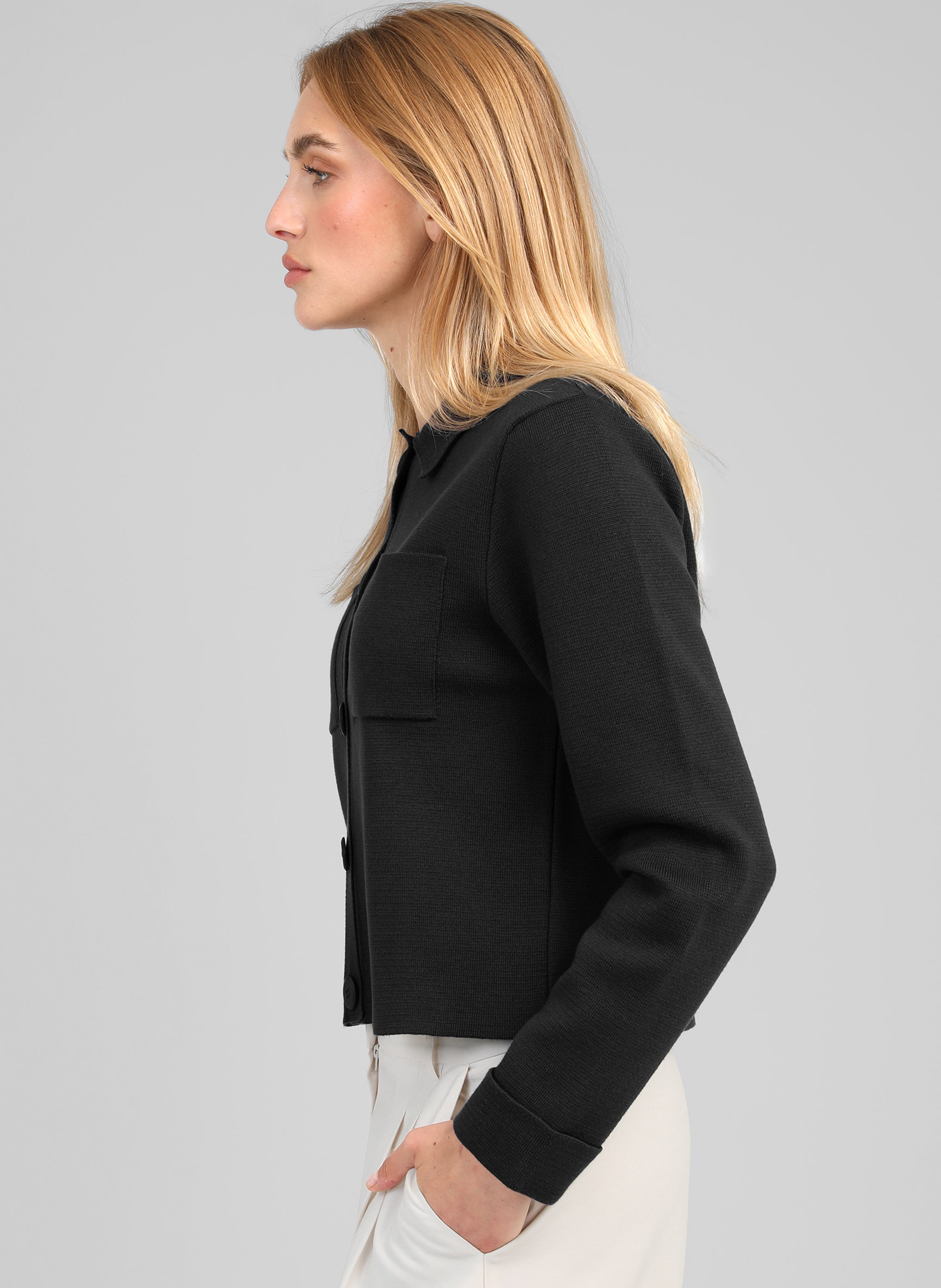 GILET LEVALIMANA noir